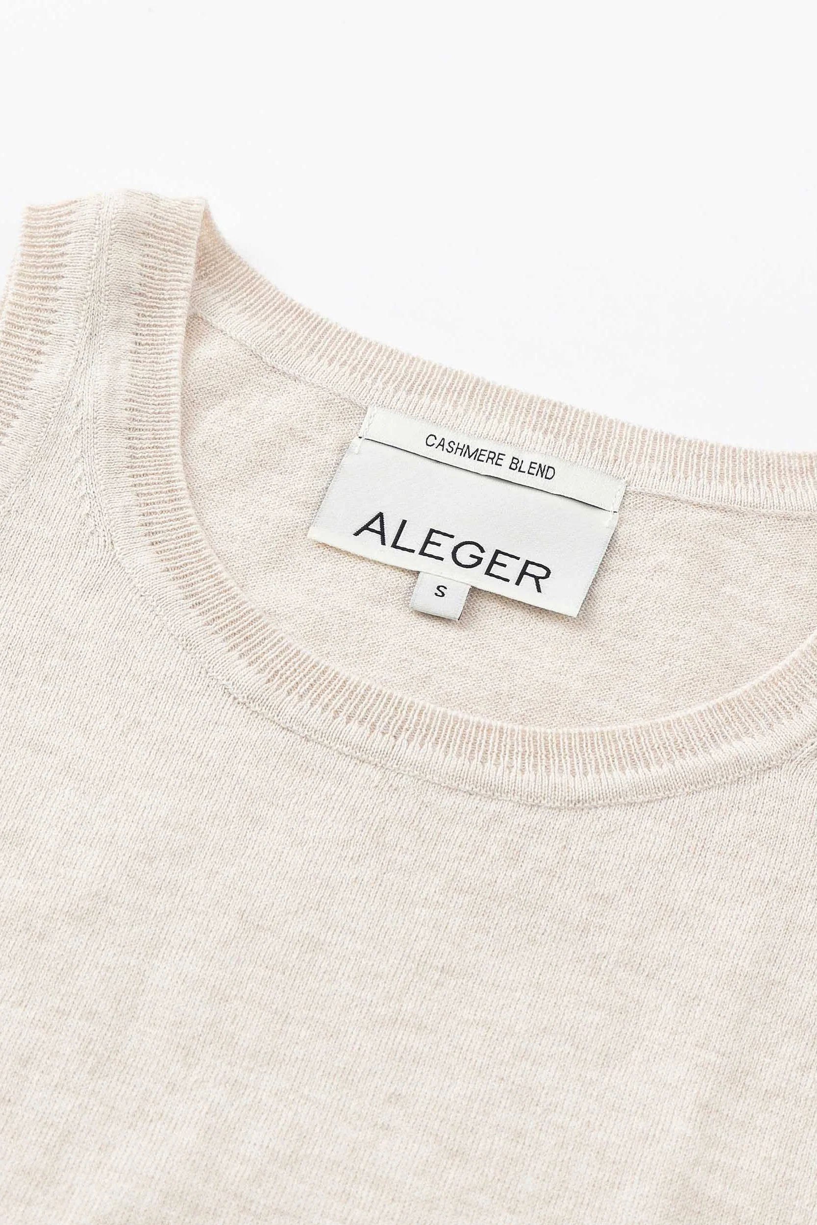 Aleger N.2140 Cashmere Blend Beach Tank - Prosecco - Image 5