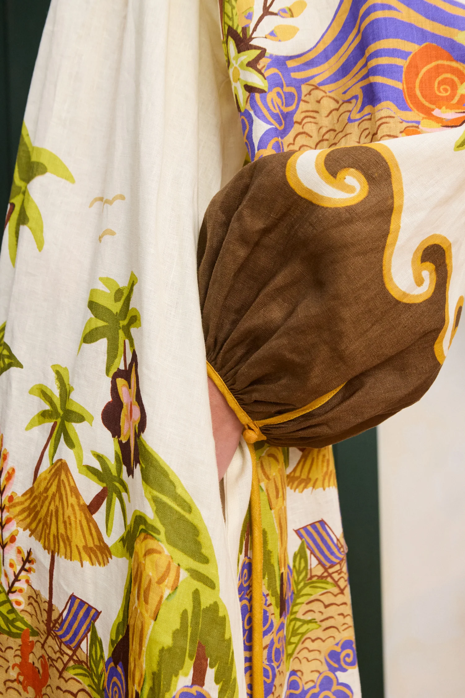 Alemais Island Cove Dress - Cream - Image 4