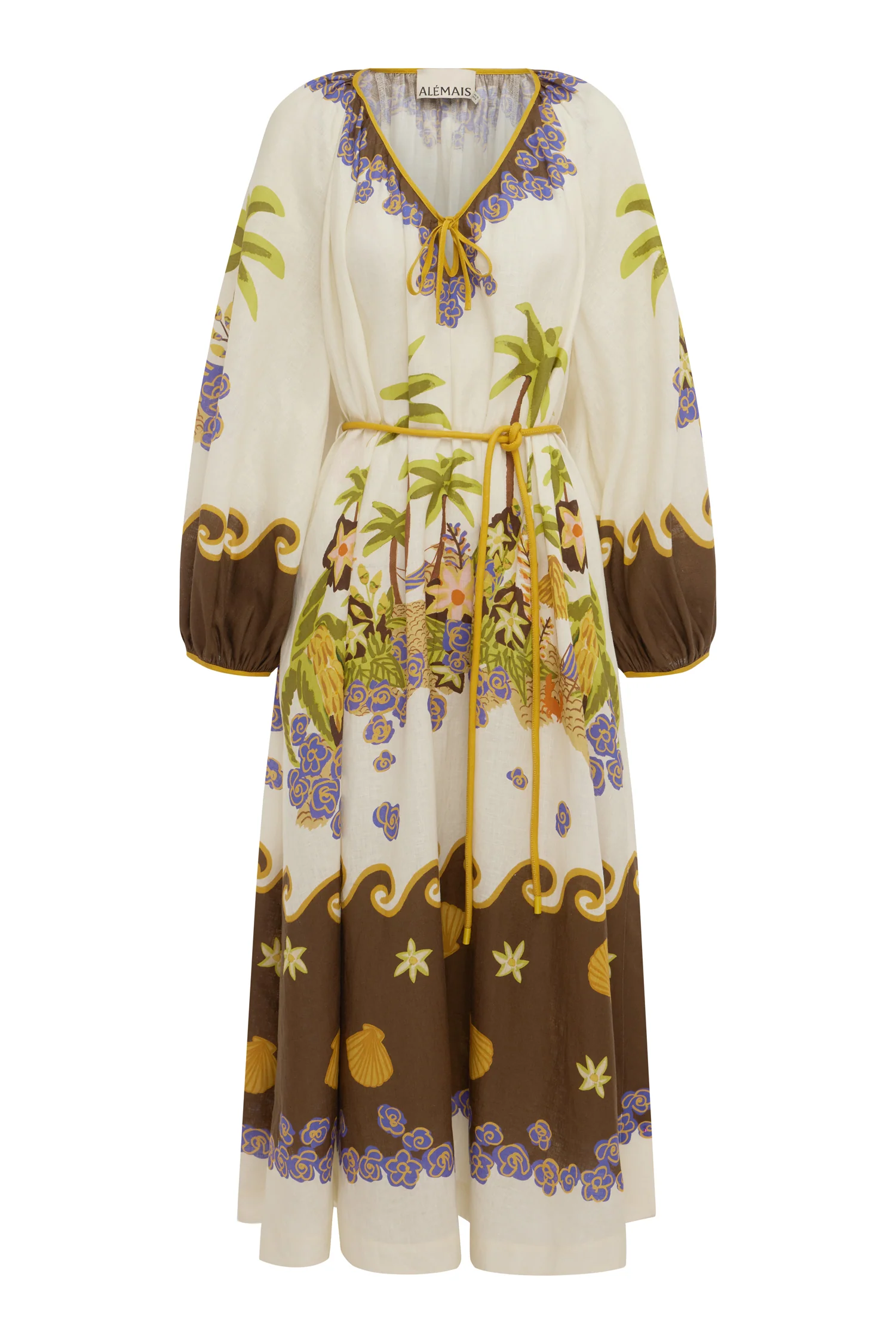 Alemais Island Cove Dress - Cream - Image 5