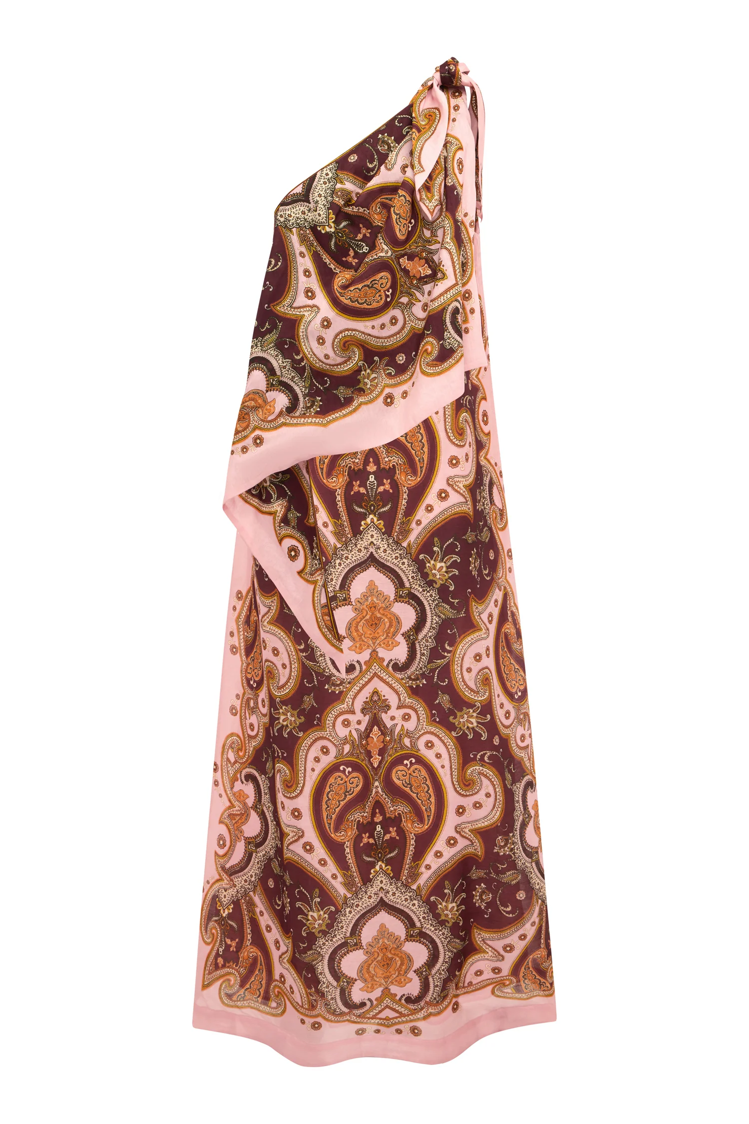 Alemais Porter Midi Dress - Burgundy - Image 5