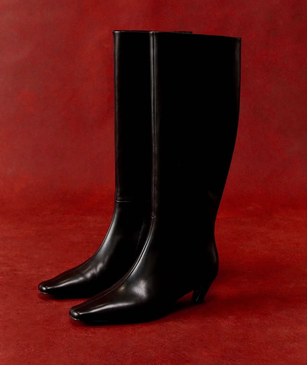 Alias Mae Crew Boot - Black Leather