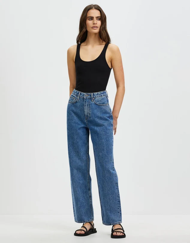 Assembly Label Vintage Straight Jean - Dark Stone - Image 5