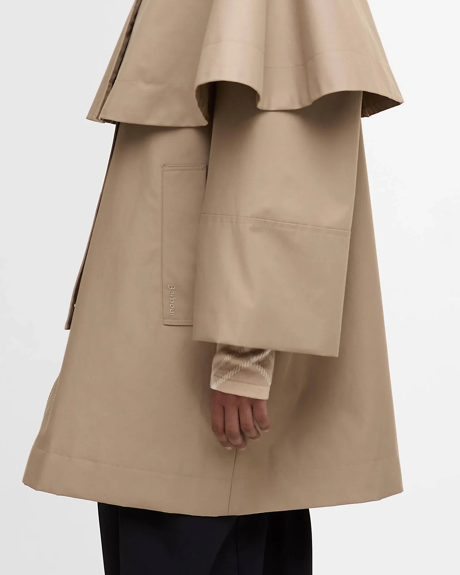 Barbour Fia Showerproof Jacket - Honey/Ancient Poplar - Image 5