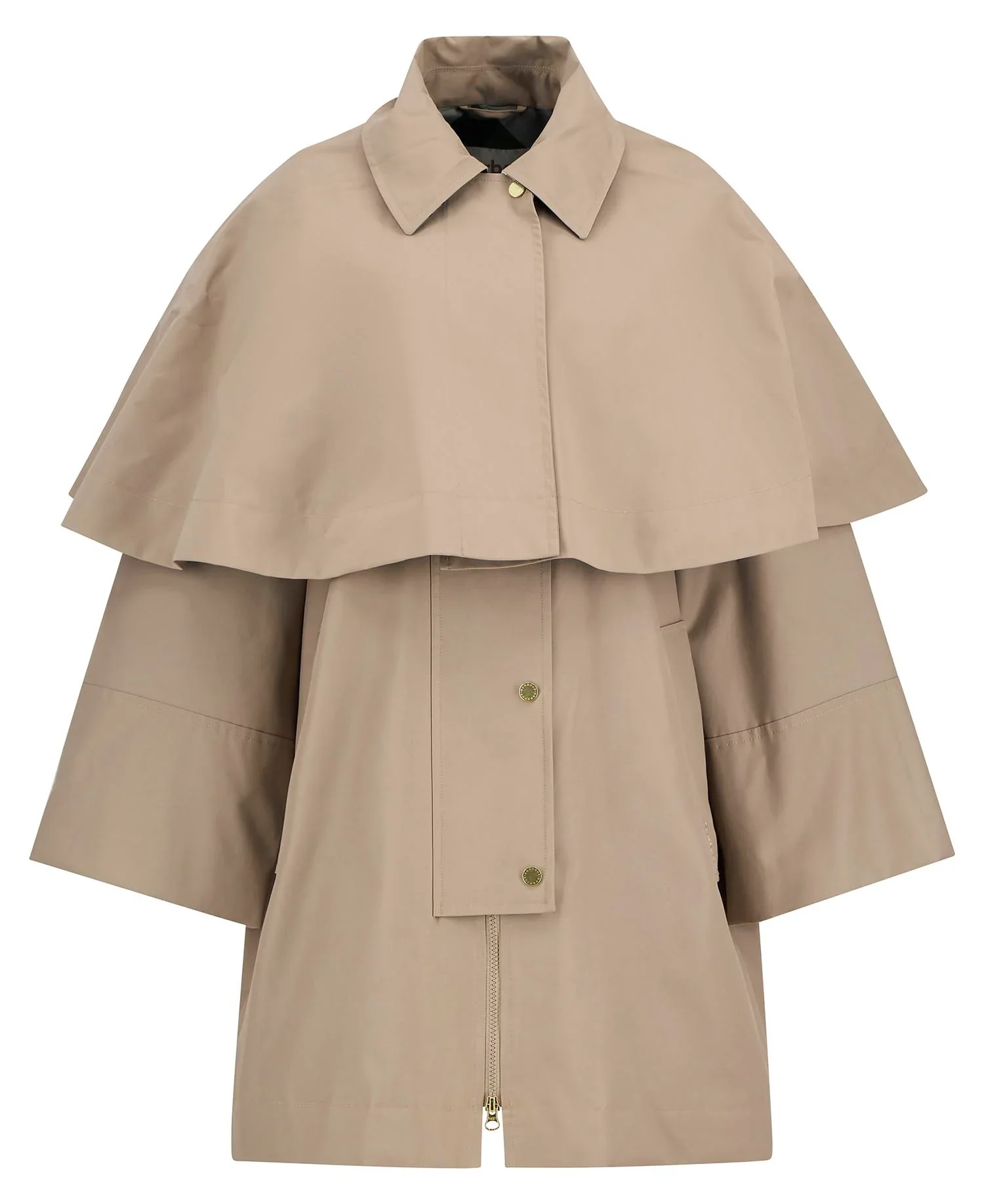 Barbour Fia Showerproof Jacket - Honey/Ancient Poplar - Image 8
