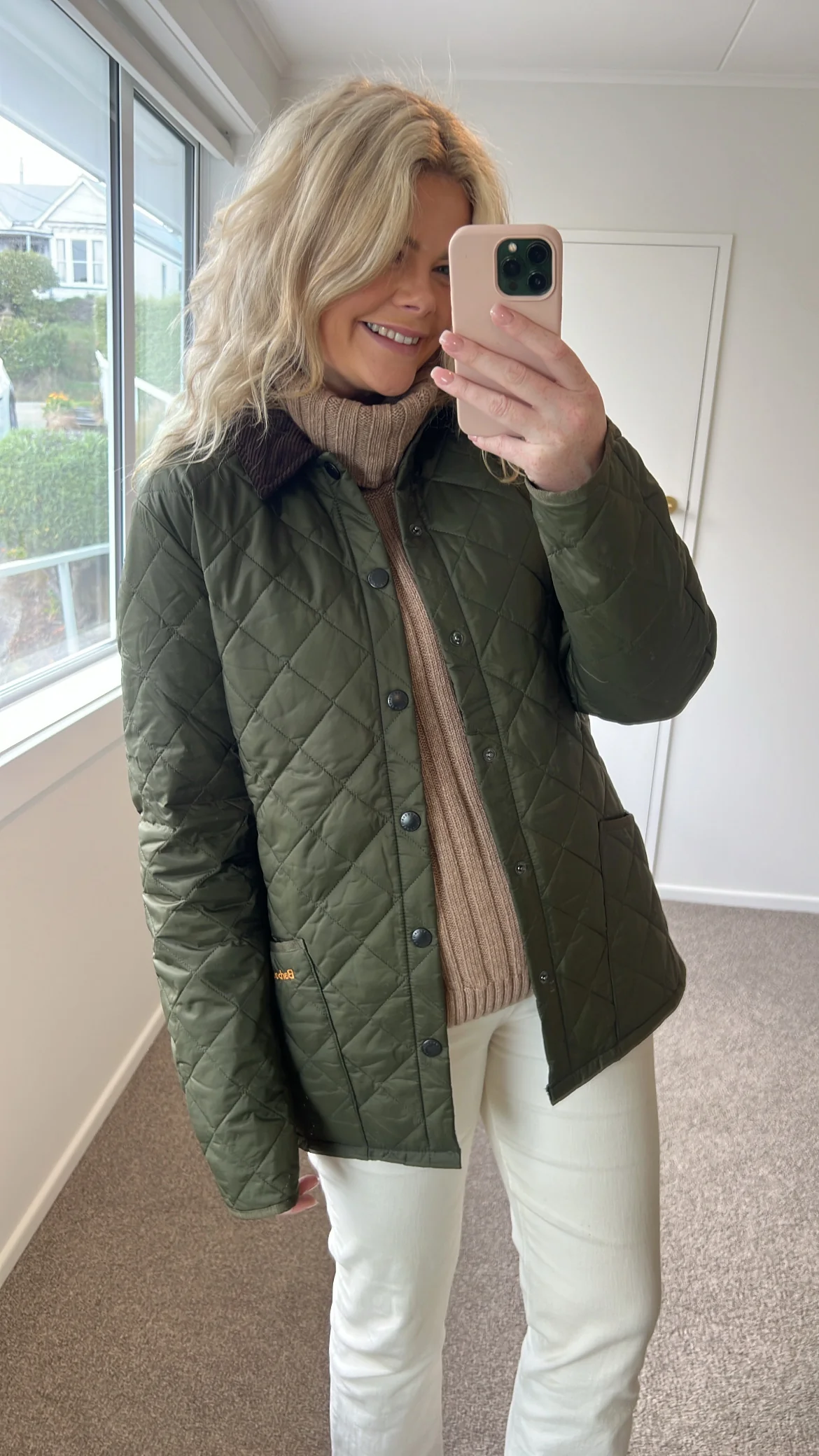 Barbour Heritage Liddesdale Quilted Jacket - Olive - Image 3
