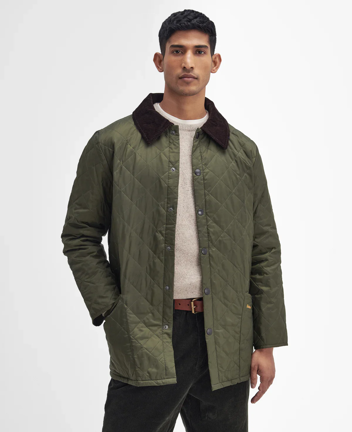 Barbour Heritage Liddesdale Quilted Jacket - Olive - Image 5