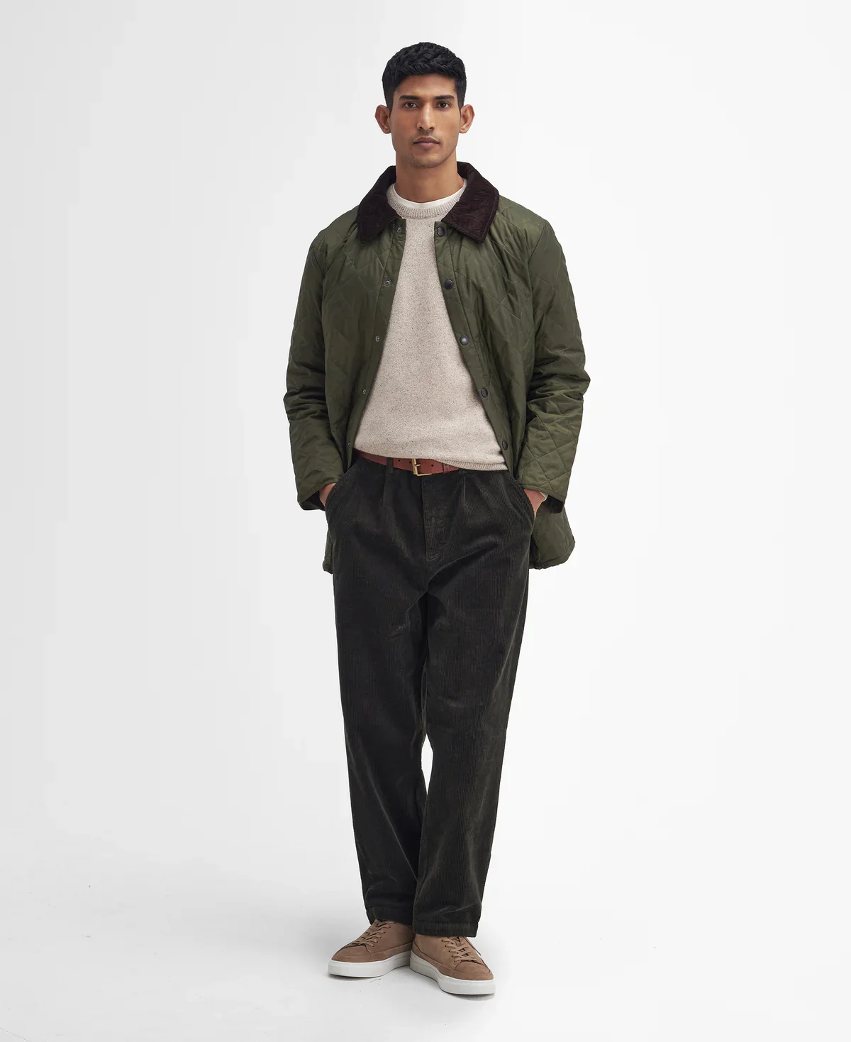 Barbour Heritage Liddesdale Quilted Jacket - Olive - Image 6
