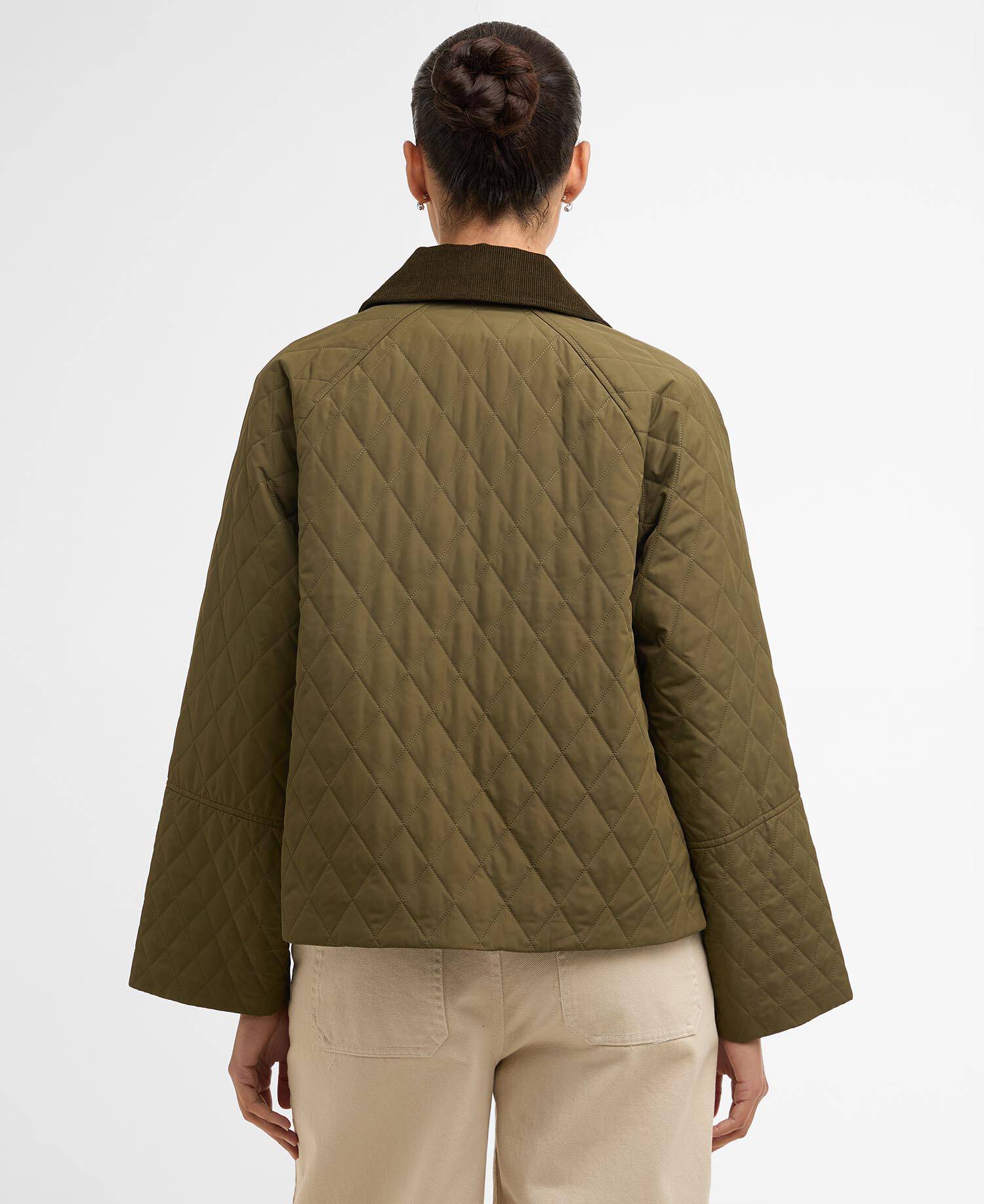 Barbour Kirby Quilted Jacket - Ivy Green/Ancient - Image 4
