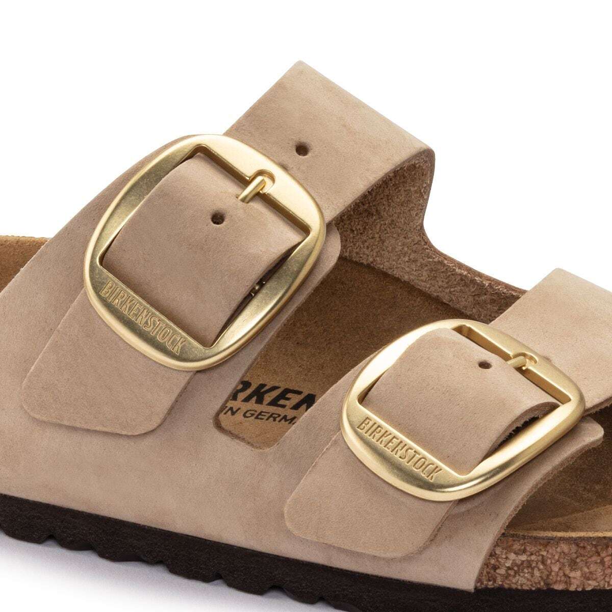 Birkenstock Arizona Big Buckle Nubuck (Regular) - Sandcastle - Image 6