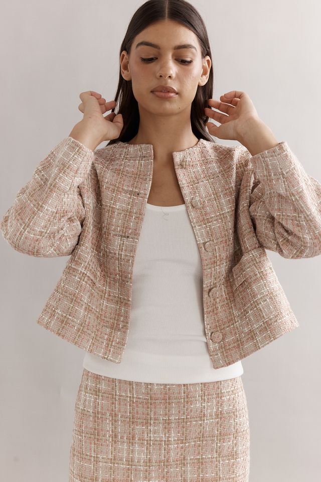 Caitlin Crisp Andie Jacket - Biscuit - Image 5