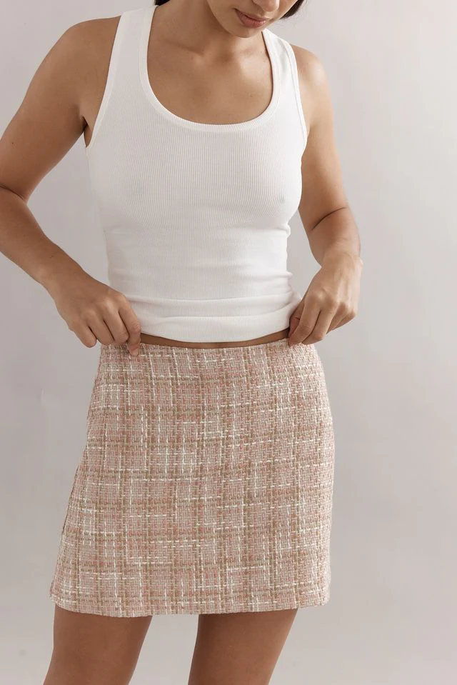 Caitlin Crisp Birdy Skirt - Biscuit - Image 4