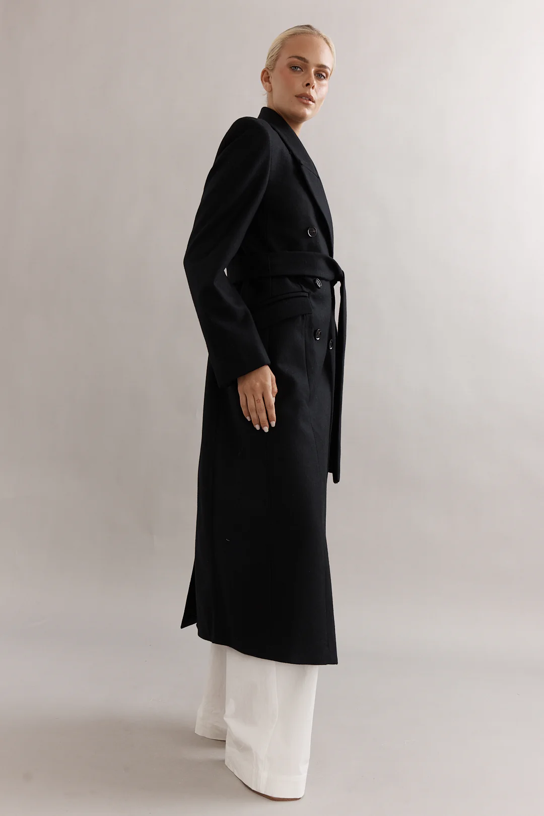 Caitlin Crisp Conrad Coat - Black - Image 10