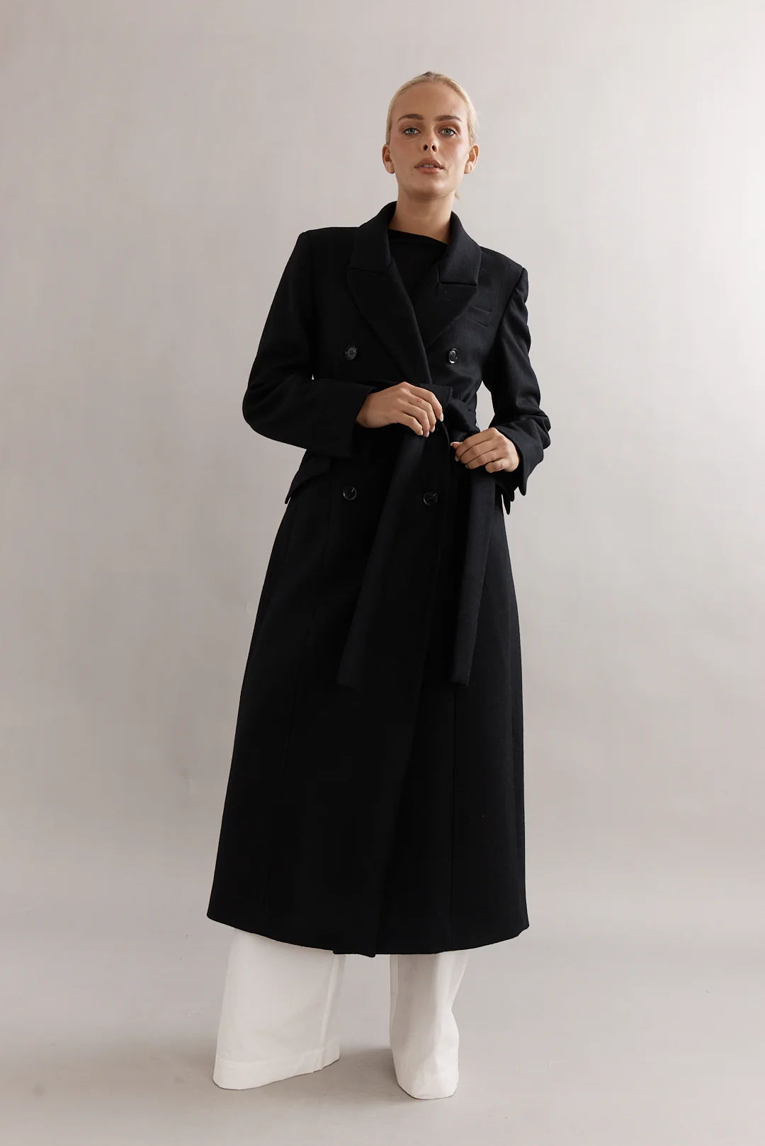 Caitlin Crisp Conrad Coat - Black - Image 5