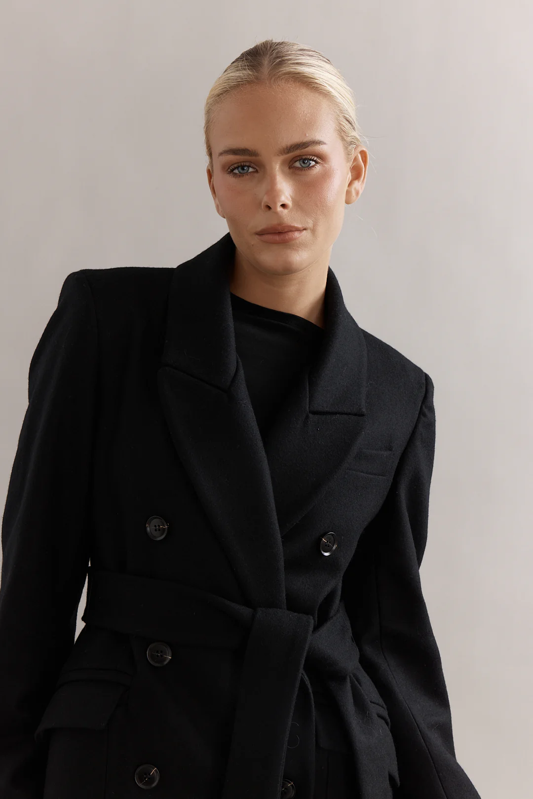 Caitlin Crisp Conrad Coat - Black - Image 9
