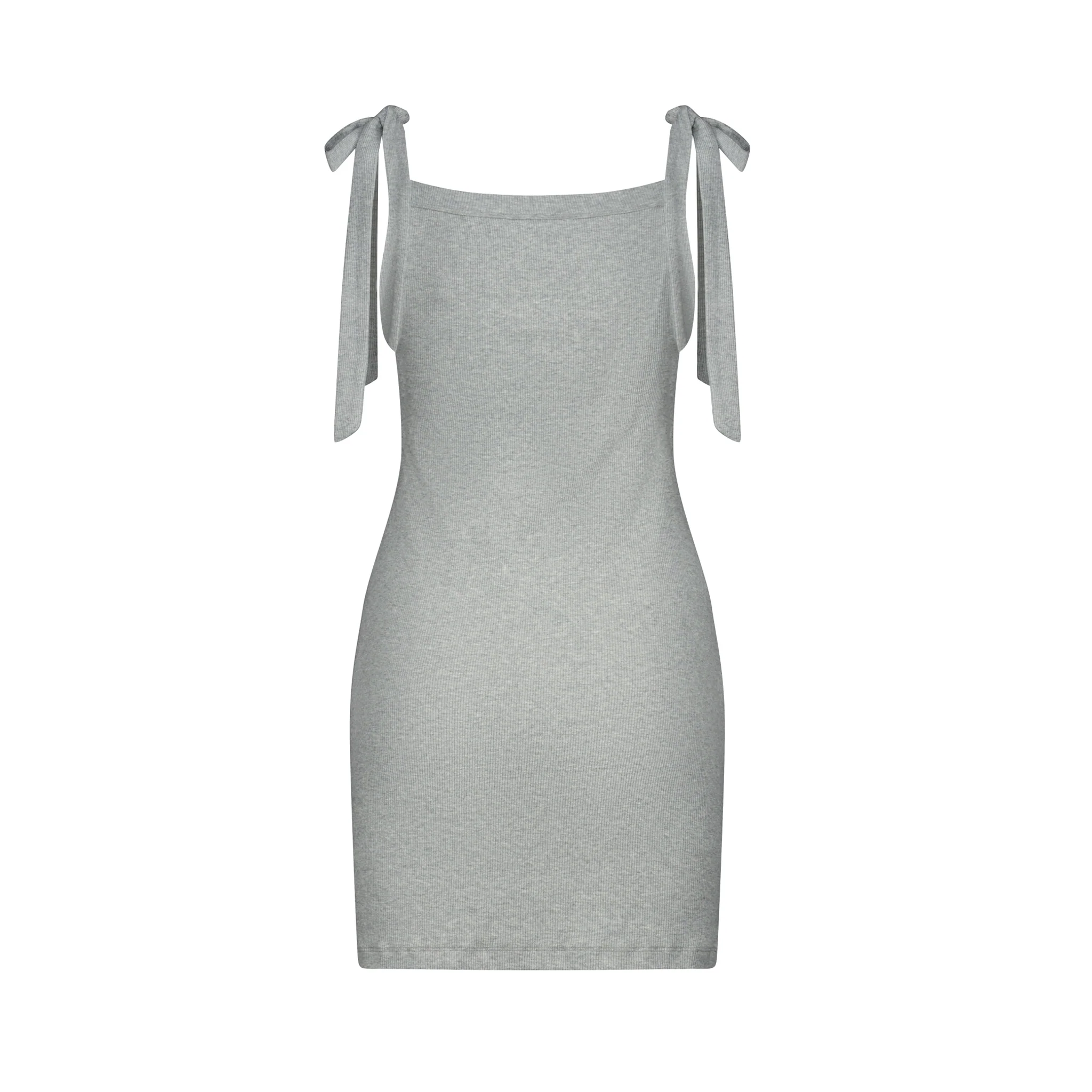 Caitlin Crisp Marsden Mini Dress - Grey Marle - Image 4