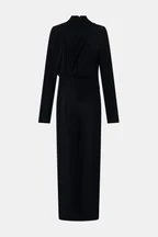 Camilla and Marc Ravine Draped Sleeve Dress - Black - Image 4