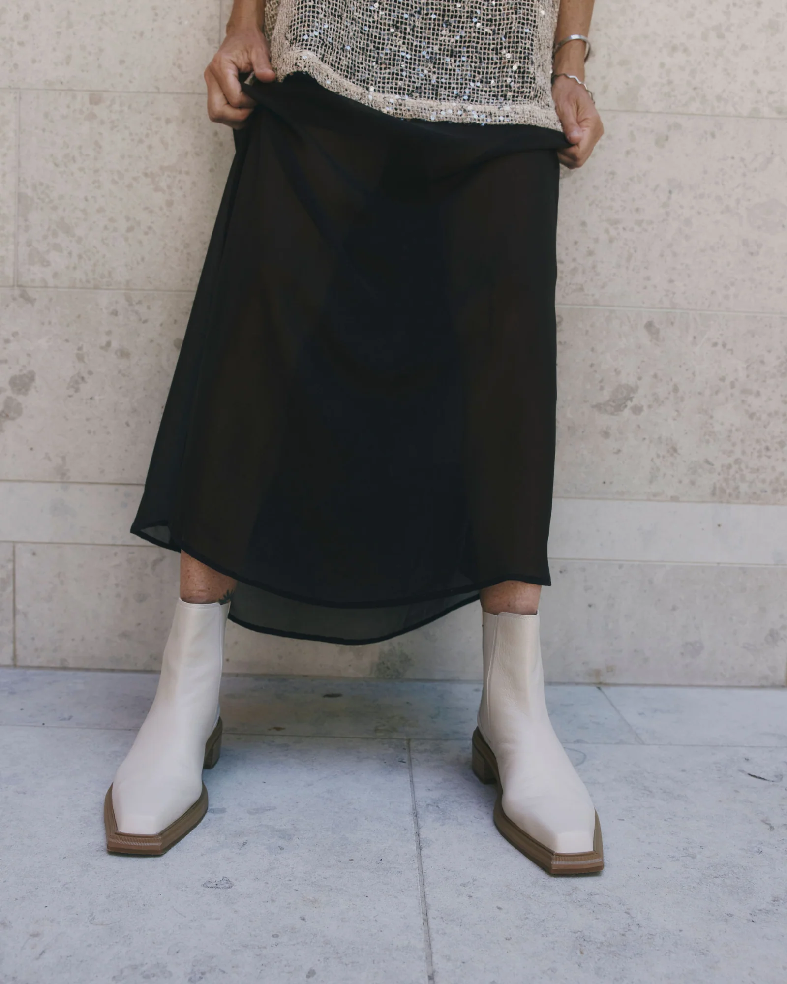 Chaos and Harmony Fusion Boot - Ivory - Image 3