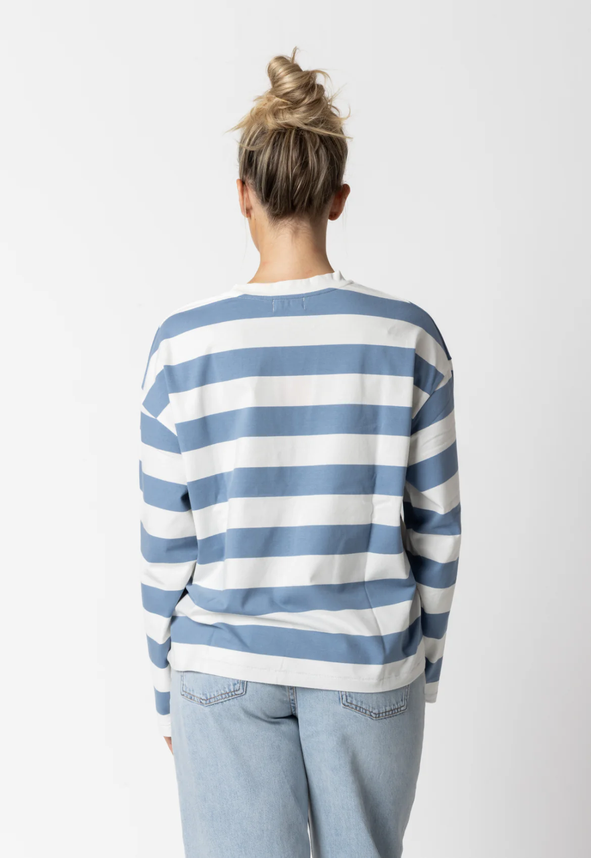 Clementine Candy Stripe Long Sleeve - Blue - Image 5