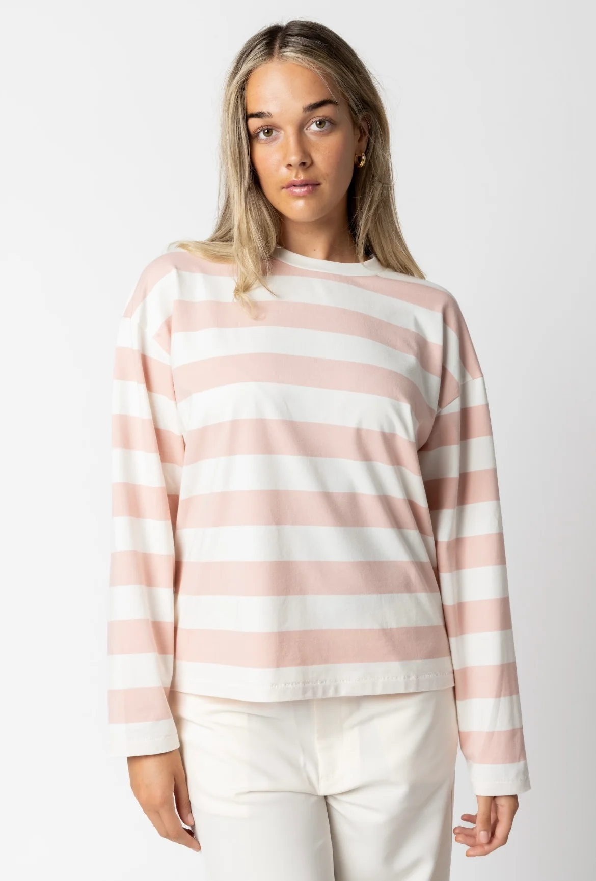 Clementine Candy Stripe Long Sleeve - Pink - Image 5