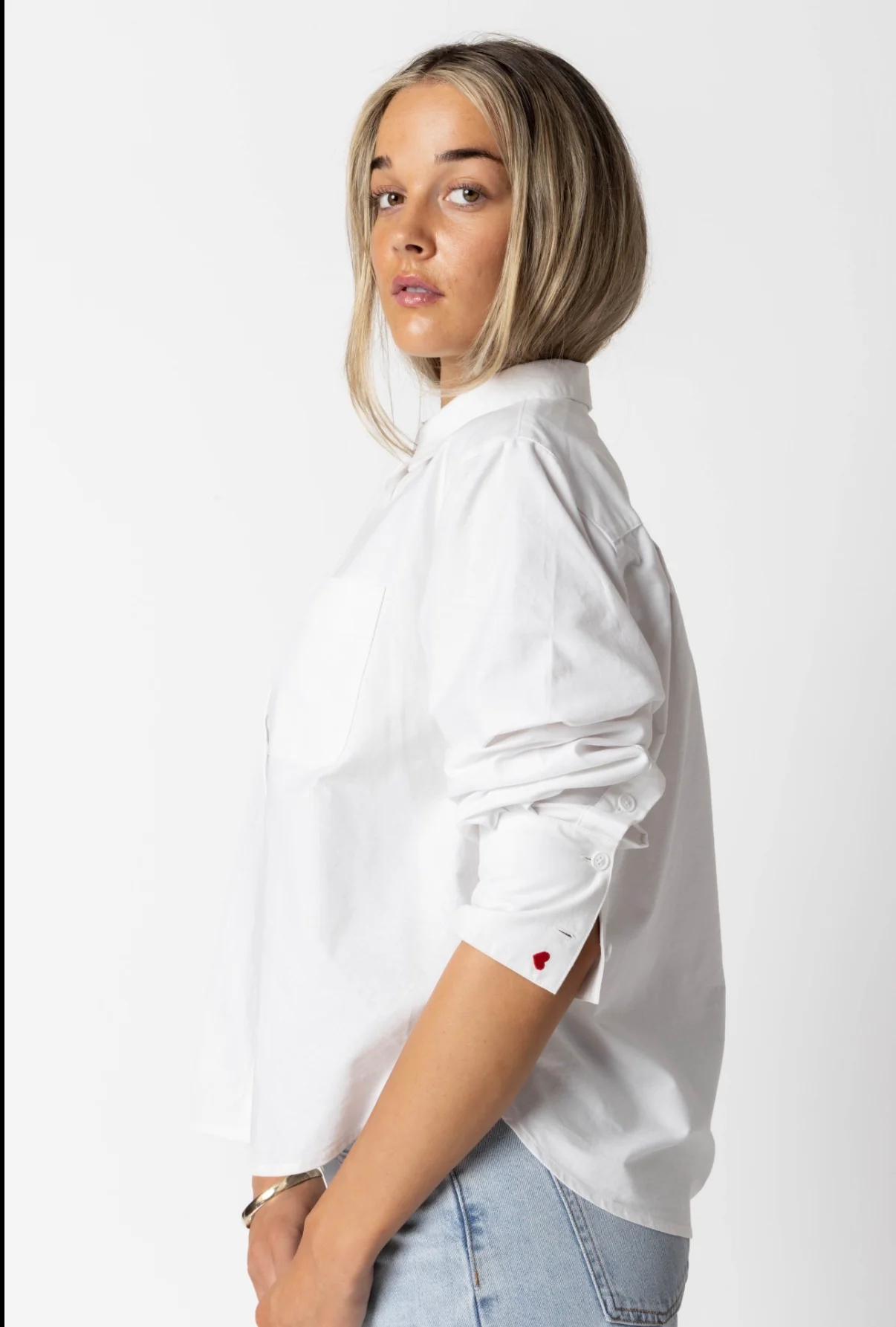 Clementine Heart On Your Sleeve Shirt - White - Image 4