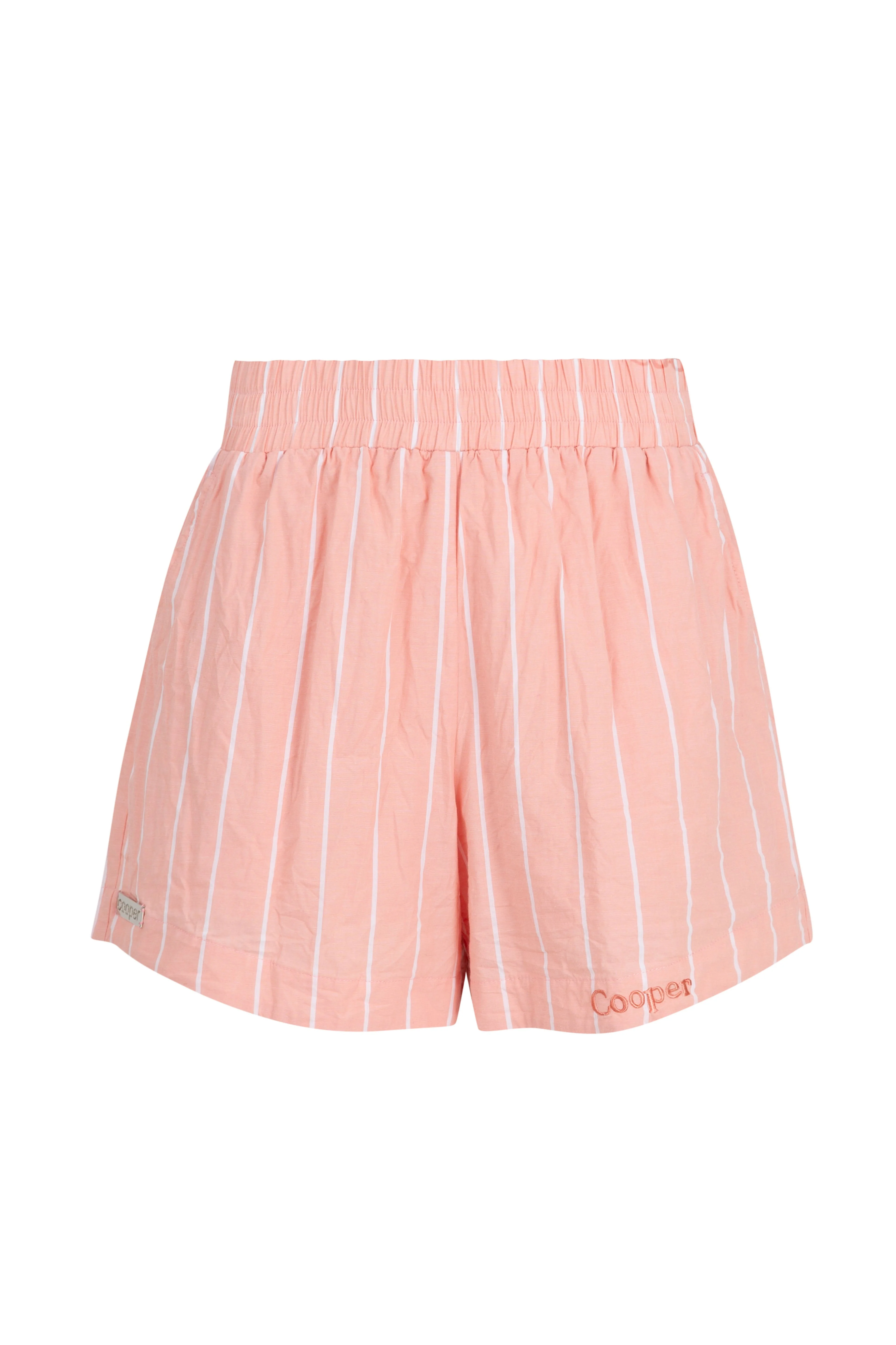 Cooper by Trelise Cooper The Short Of It Shorts - Peach Stripe - Image 5