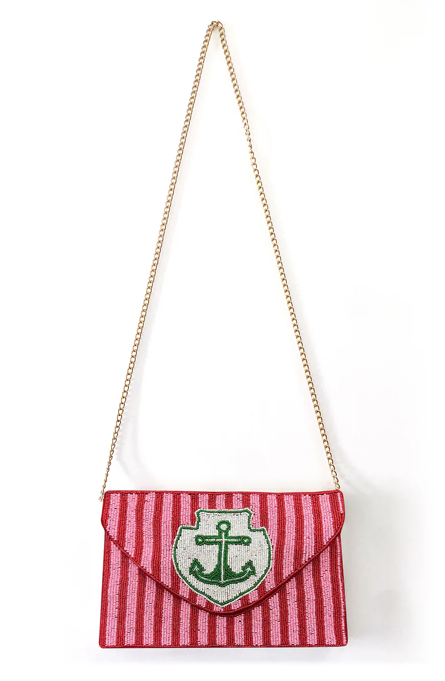 Dark Hampton Love Anchor Beaded Bag - Image 2