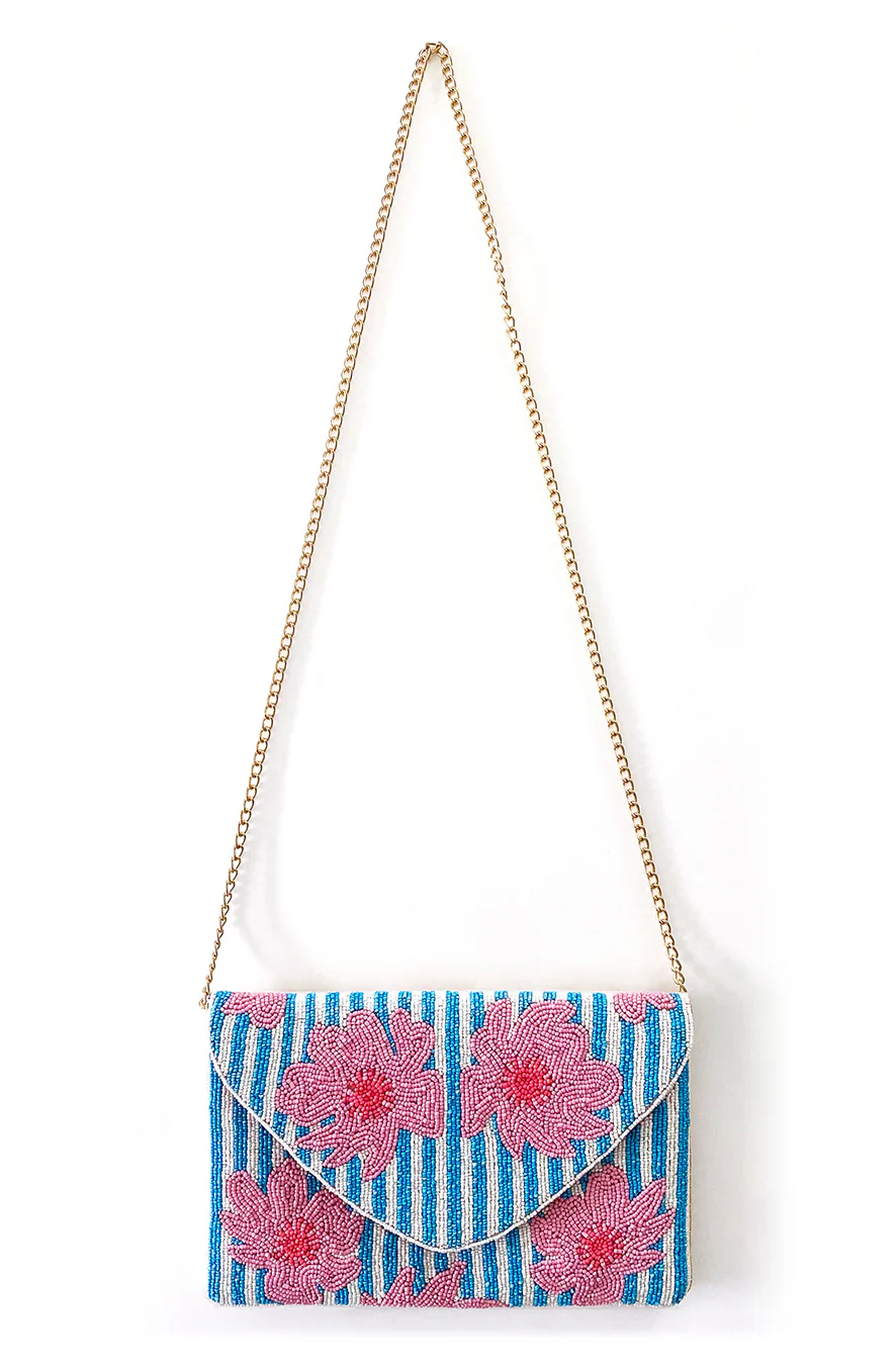 Dark Hampton Petite Fleur Beaded Bag - Image 2