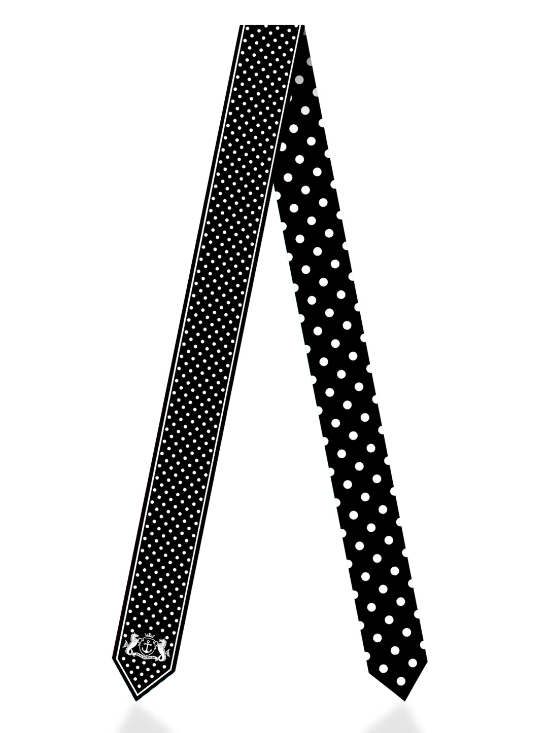 Dark Hampton Stephen’s Silk Twillies - Black/White