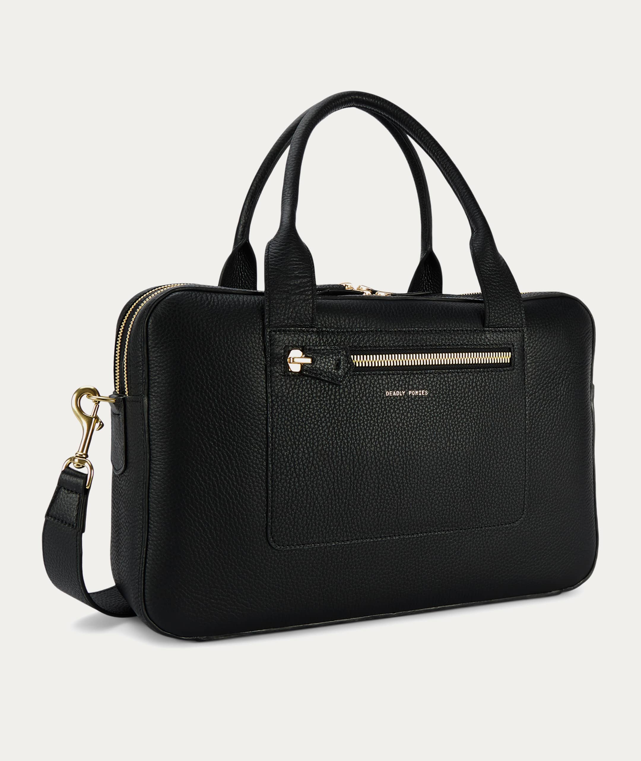 Deadly Ponies Dual Zorro Briefcase - Black - Image 4