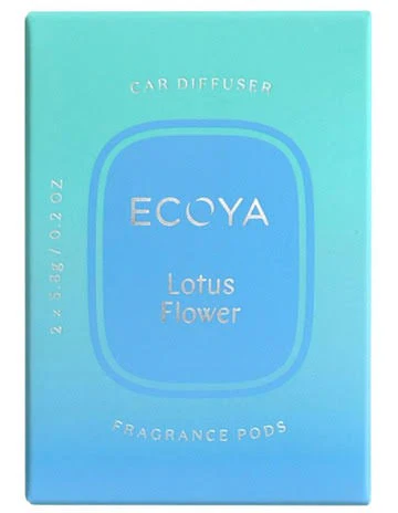 Ecoya Car Diffuser Lotus Flower Refill 2 Pack
