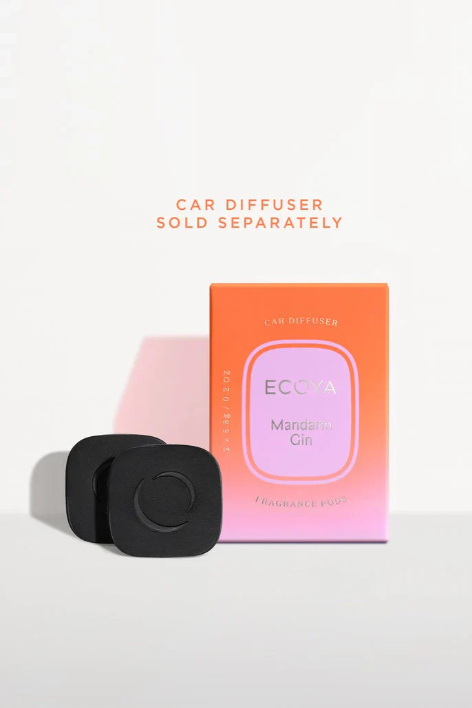 Ecoya Car Diffuser Mandarin Gin Refill 2 Pack - Image 2
