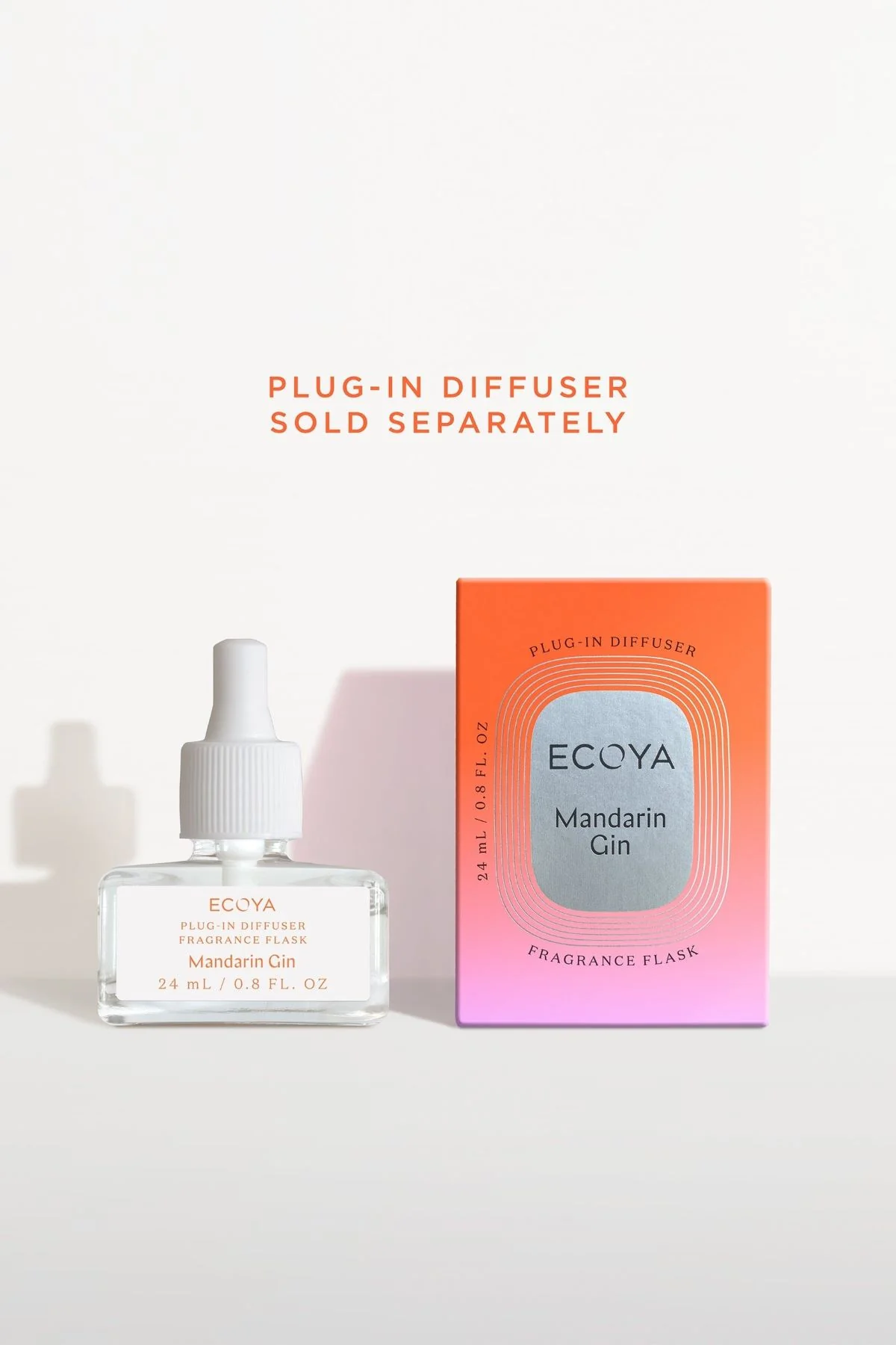 Ecoya Plug In Diffuser Fragrance Flask - Mandarin Gin