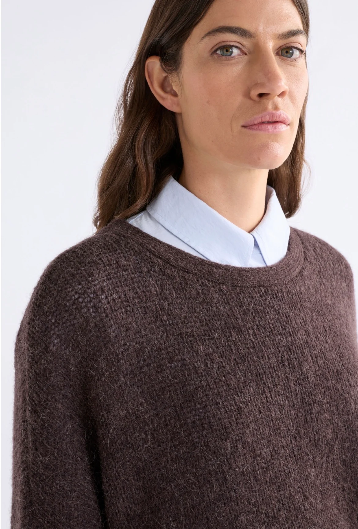 Elk Agna Sweater - Chestnut Arriving Late July - Image 3