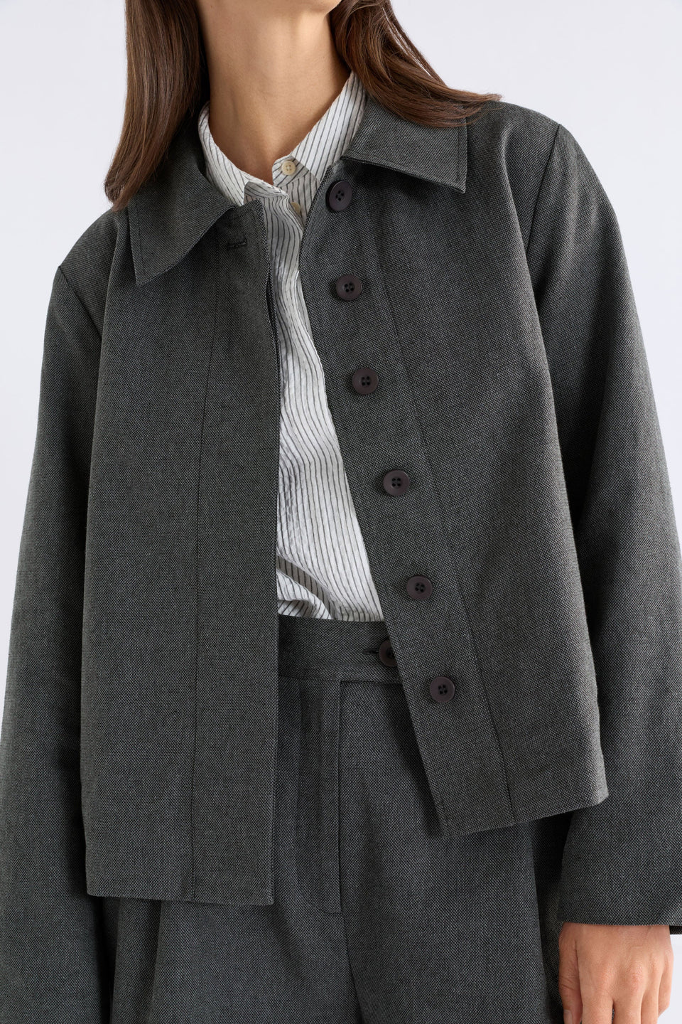 ELK Unn Jacket - Dark Grey Marle - Image 4