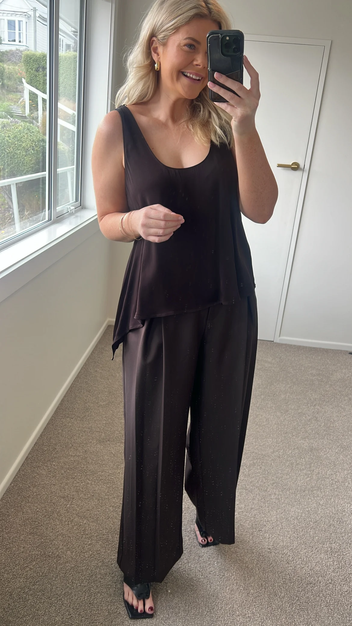Esmaee Mercer Top - Dark Chocolate - Image 5
