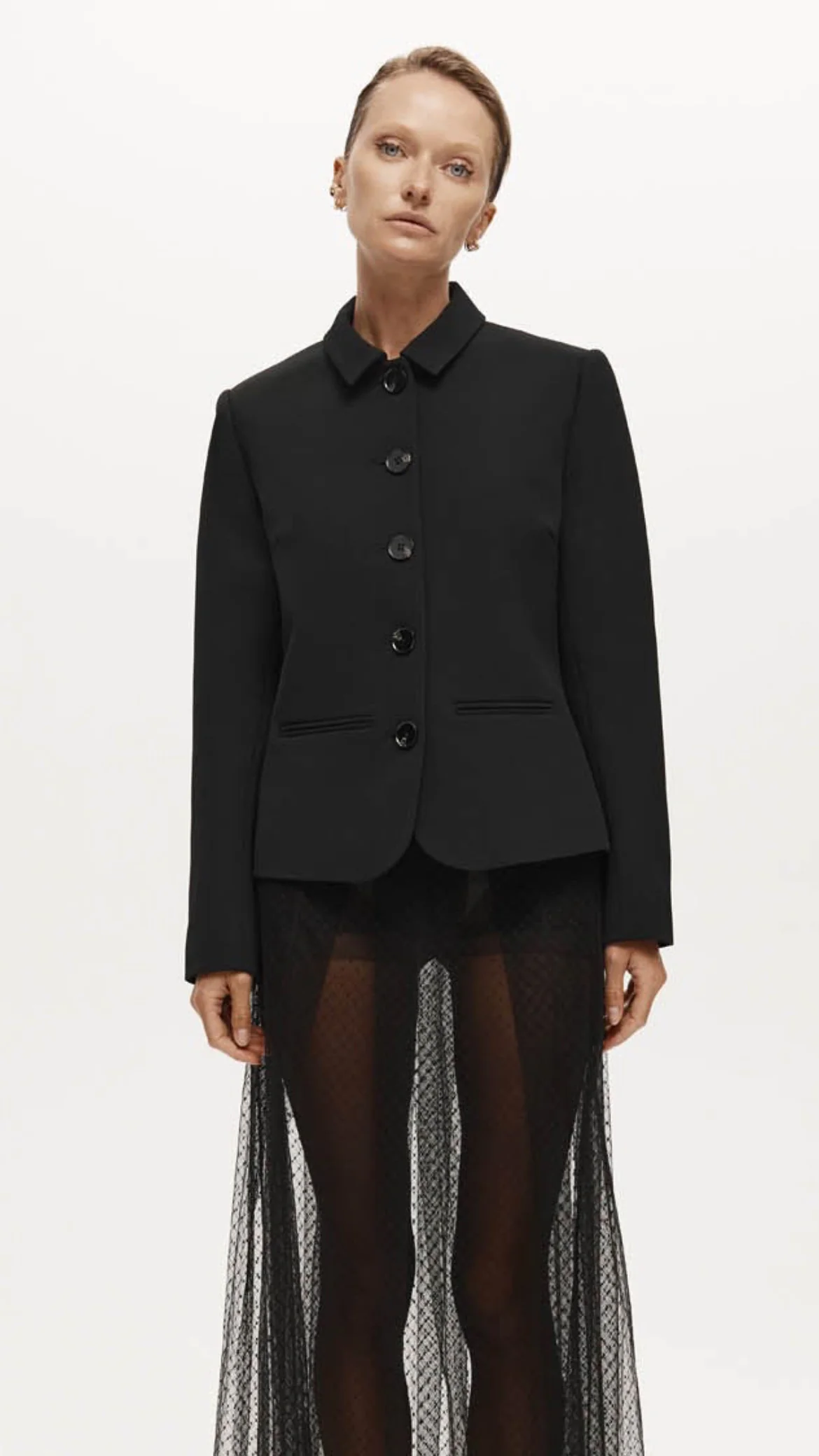 Harris Tapper Bardot Blazer - Black - Image 5