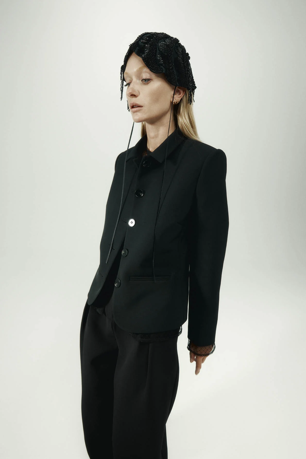 Harris Tapper Bardot Blazer - Black - Image 6