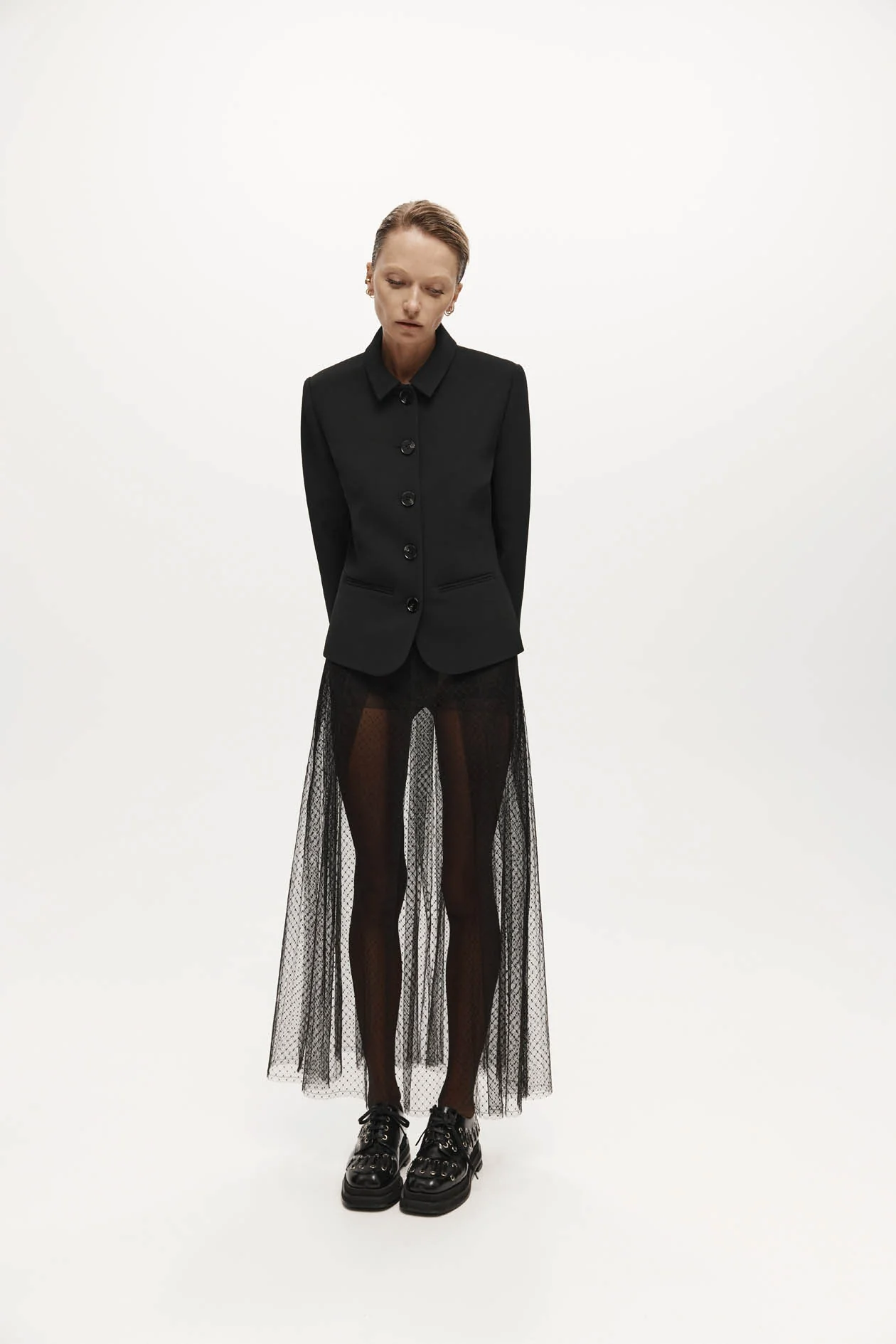 Harris Tapper Bardot Blazer - Black - Image 7