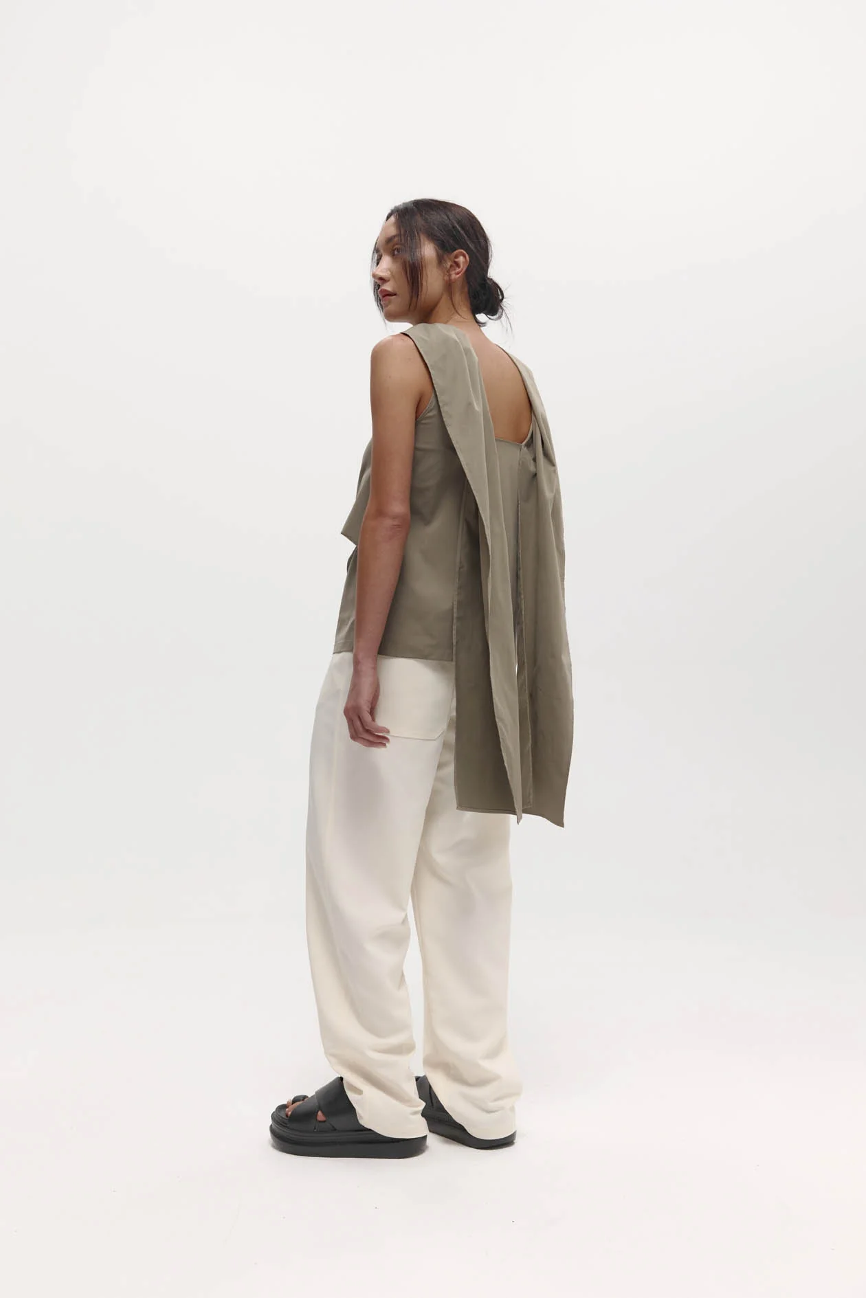 Harris Tapper Dean Trouser - Cream - Image 4