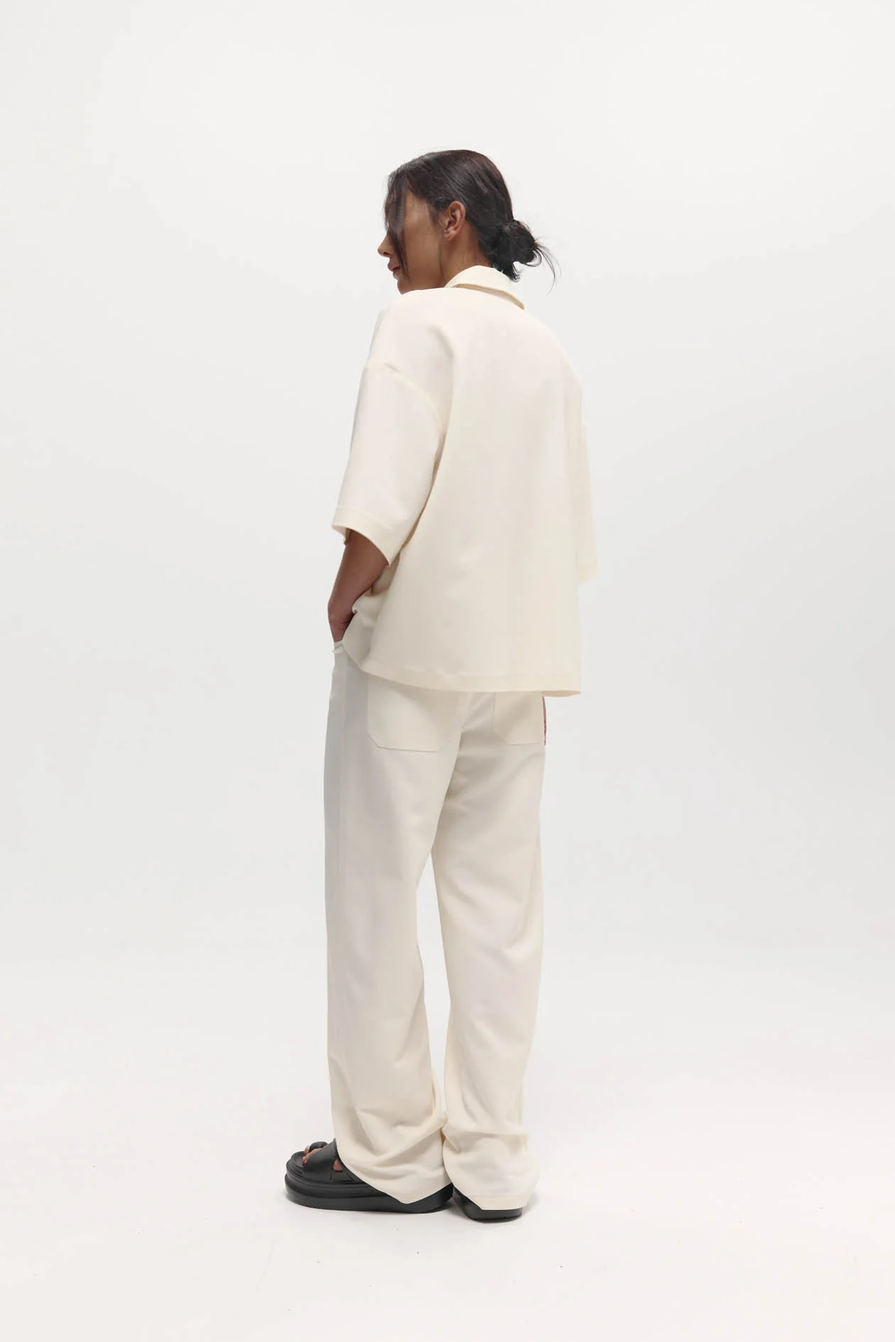 Harris Tapper Dean Trouser - Cream - Image 5