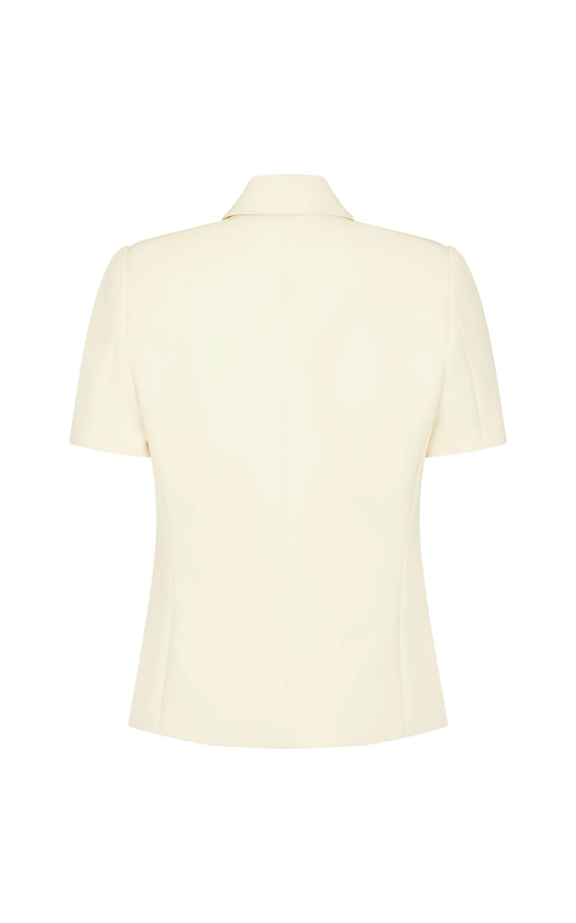 Harris Tapper Short Sleeve Bardot Blazer - Bone - Image 8