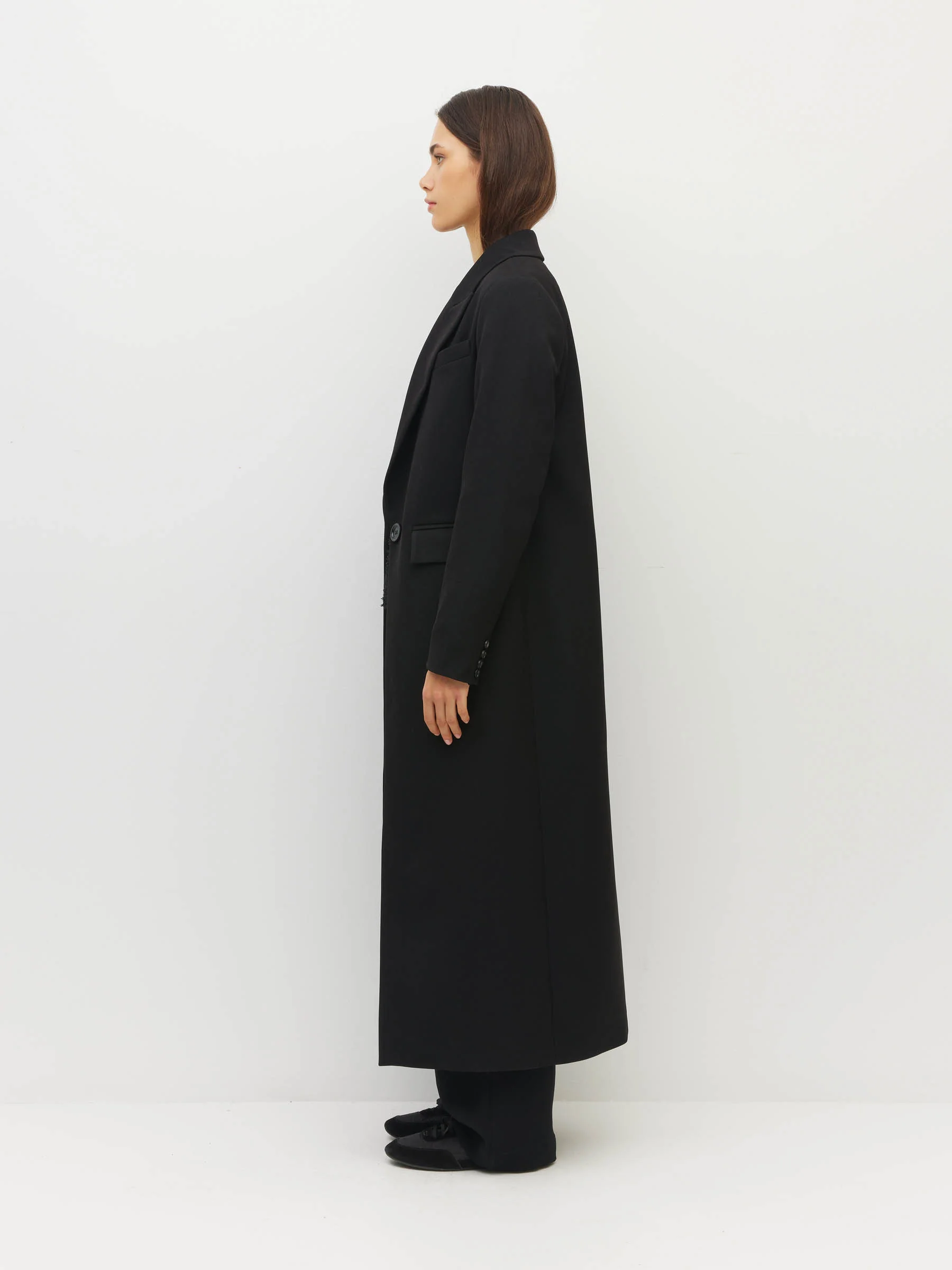 Juliette Hogan Mantelina Coat - Black - Image 3