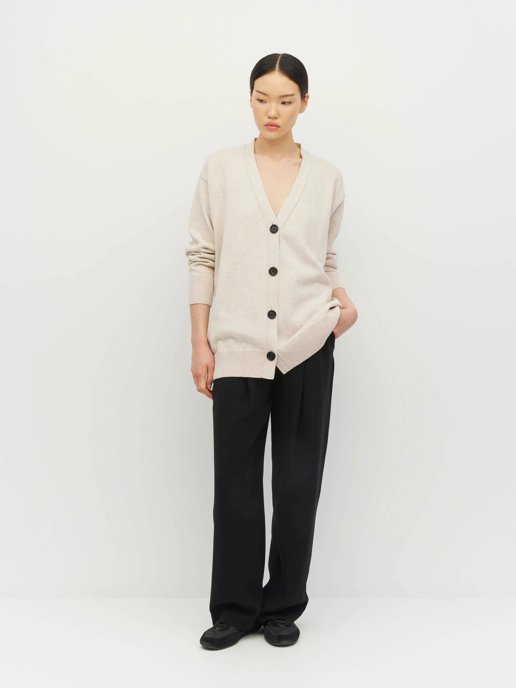 Juliette Hogan Marvin Cardi - Toast Marle - Image 3