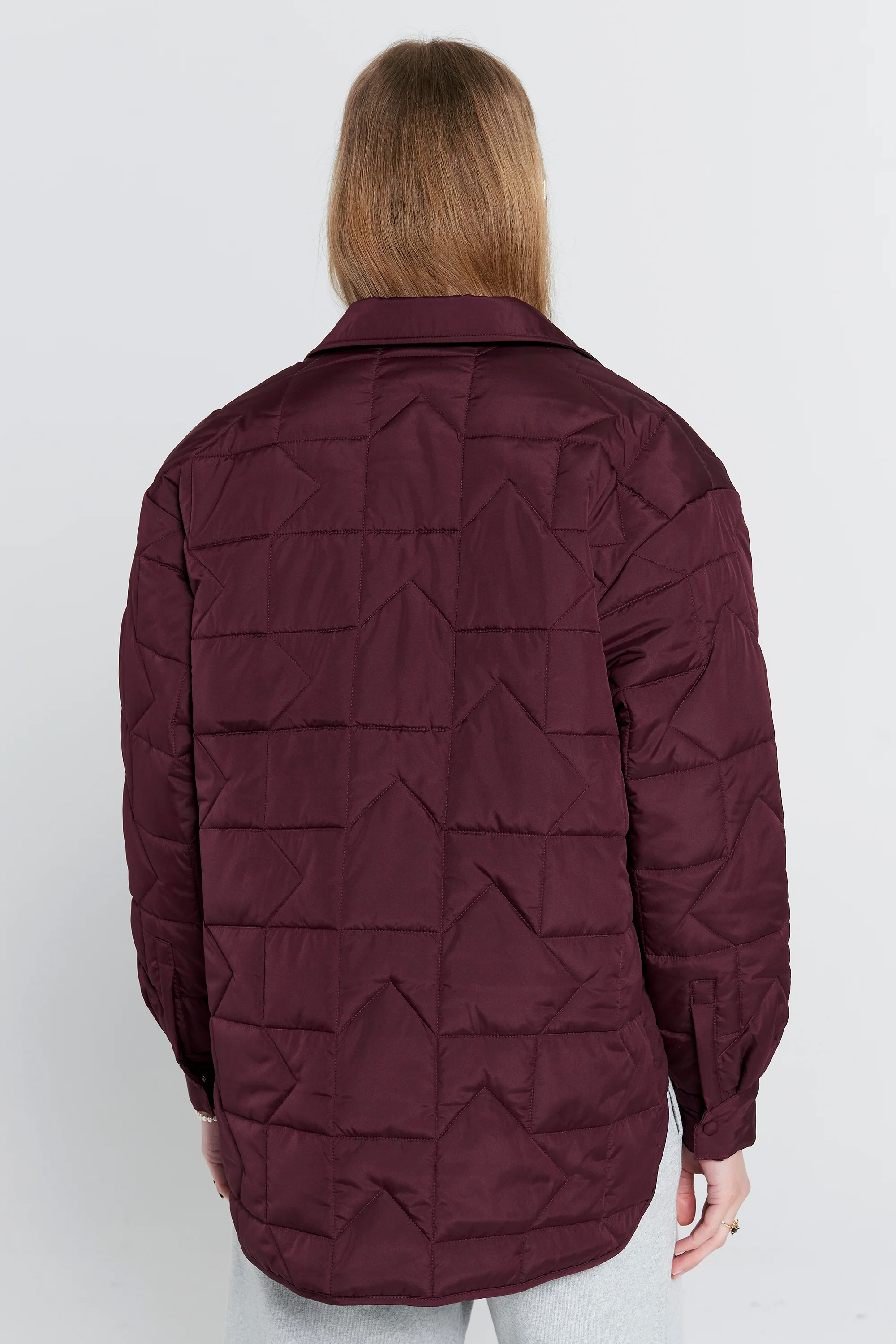 Karen Walker Crest Jacket - Merlot - Image 3