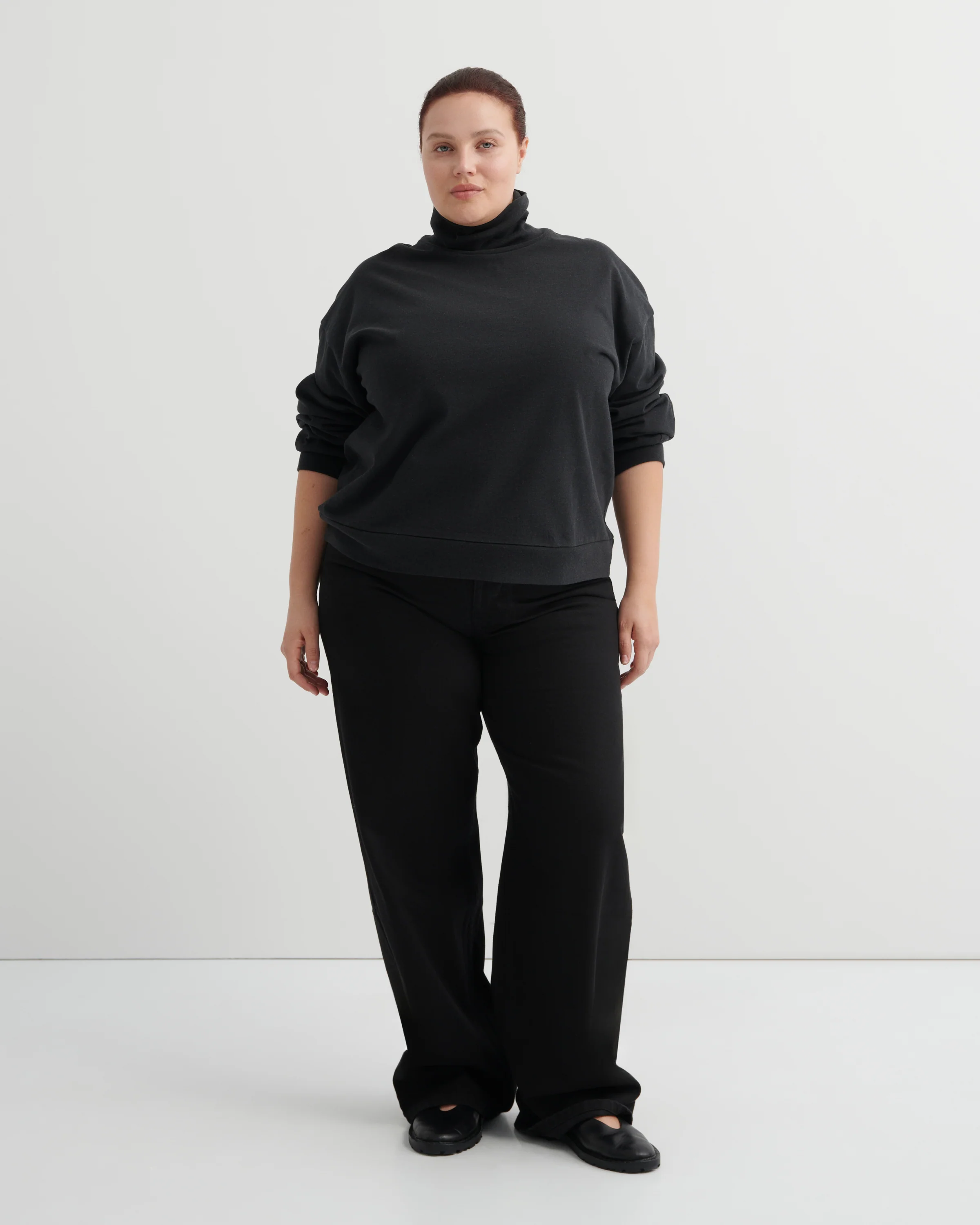 Kowtow Intent Top - Charcoal Marle - Image 8