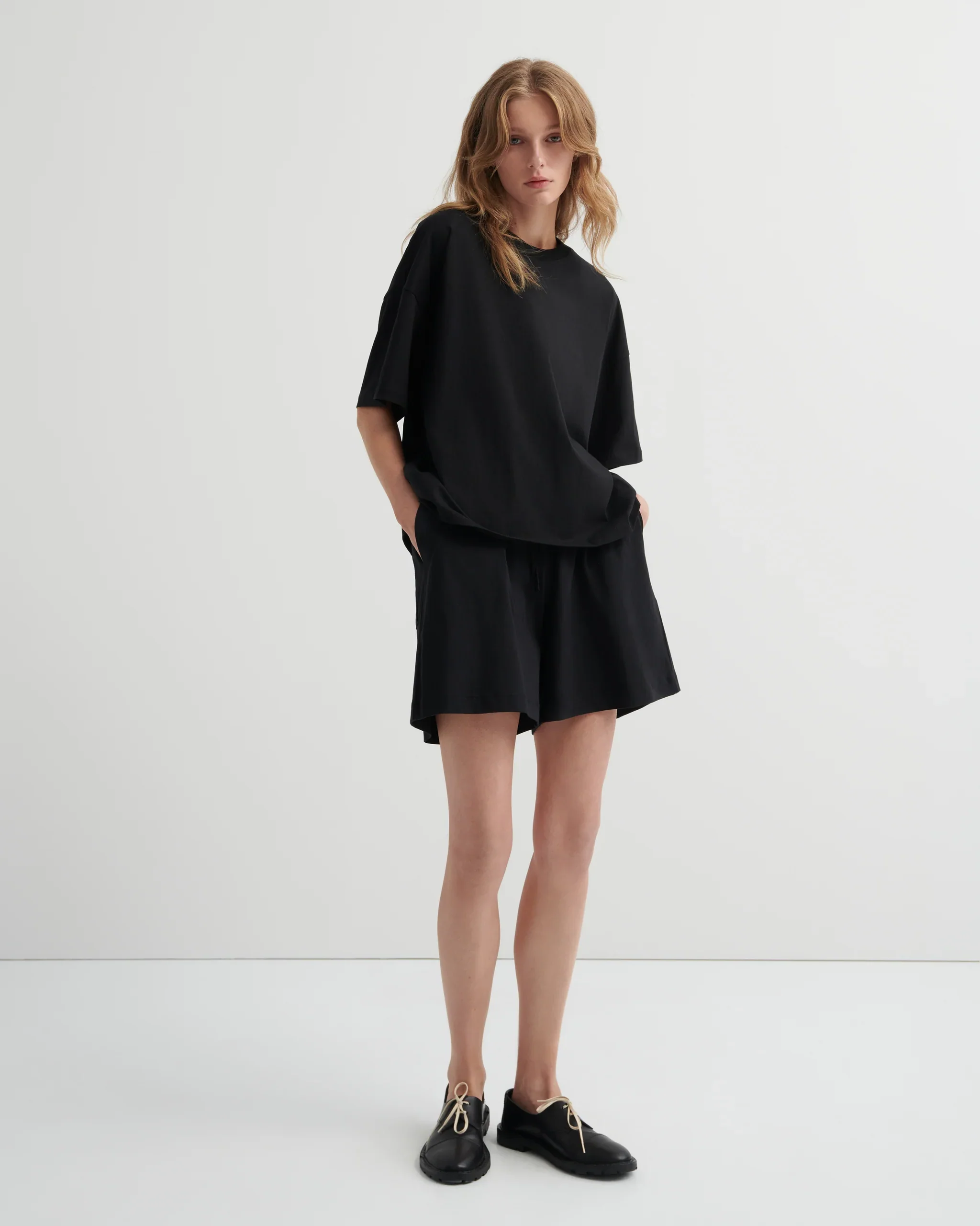 Kowtow Oversized Boxy Tee - Black - Image 3