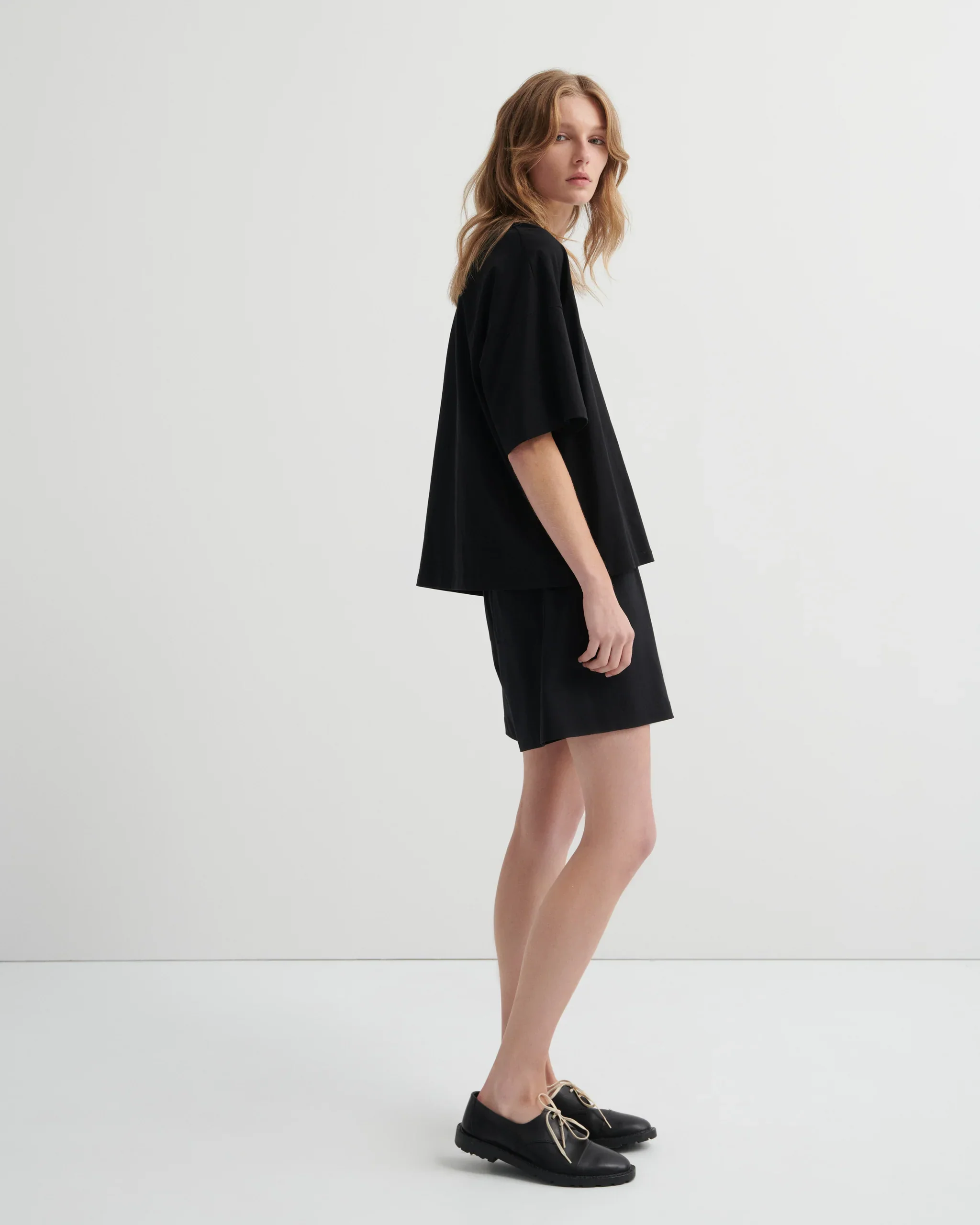Kowtow Oversized Boxy Tee - Black - Image 4