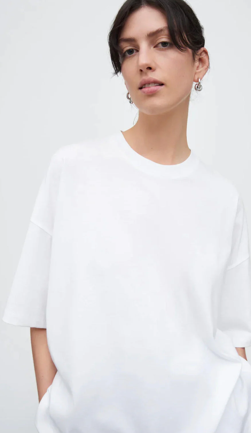 Kowtow Oversized Boxy Tee - White - Image 6
