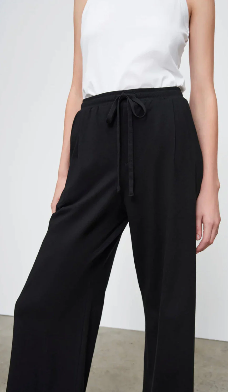 Kowtow Wide Leg Pant in Black - Image 3