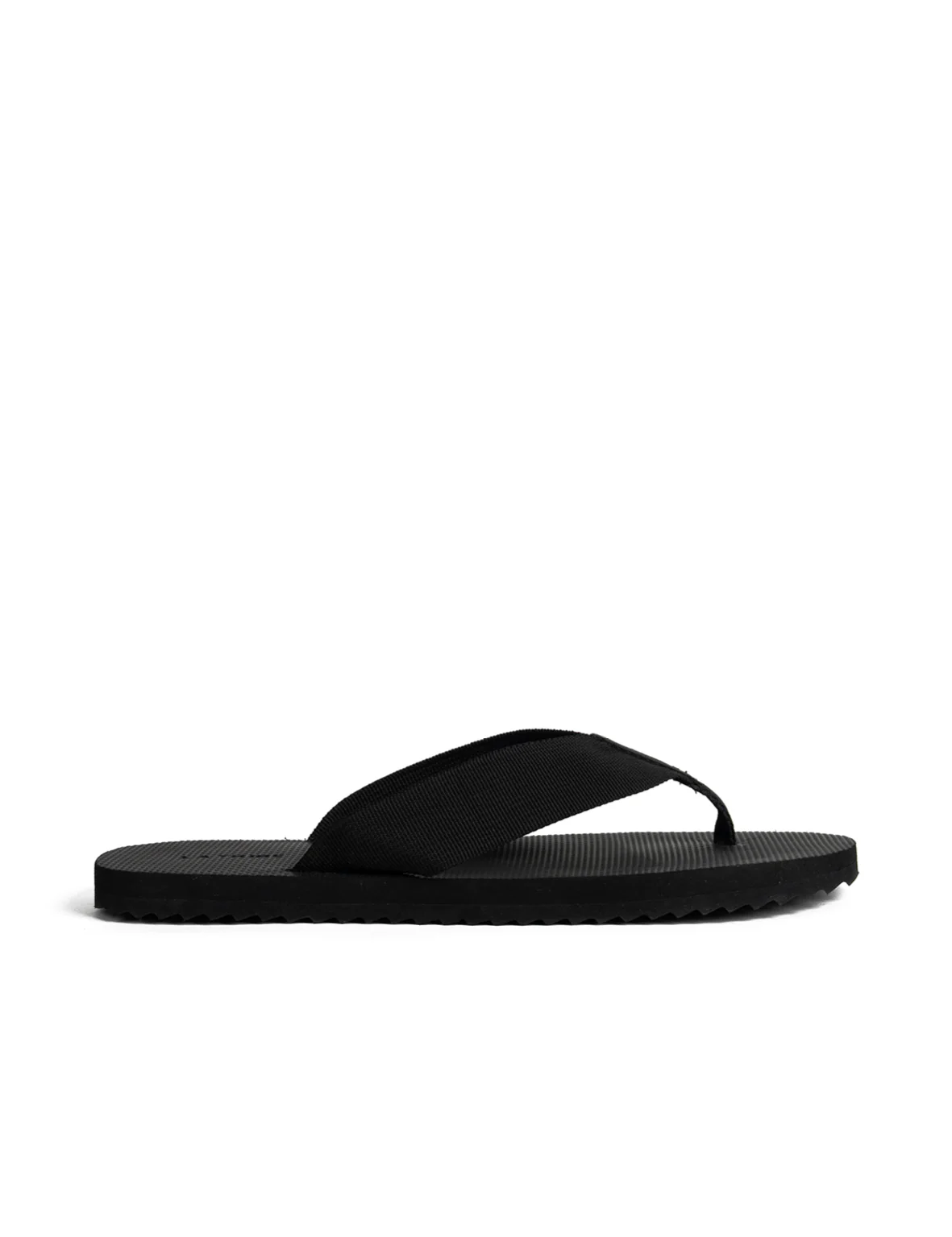 La Tribe Canvas Thong - Black